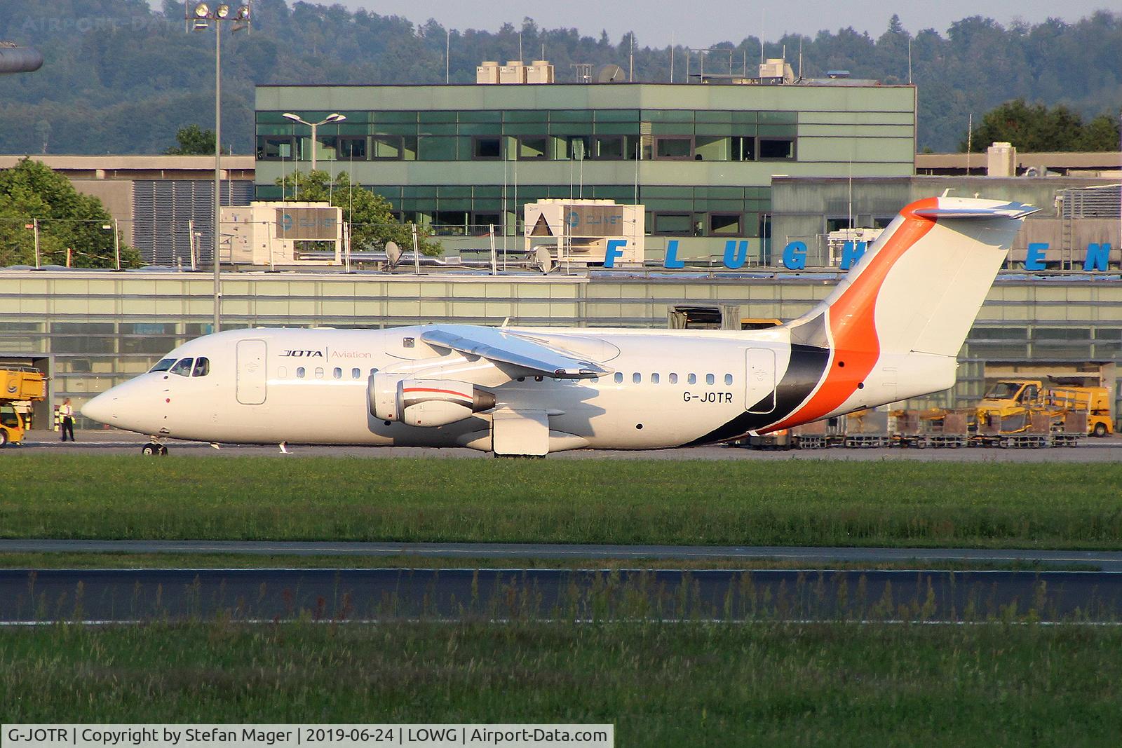 G-JOTR, 1996 British Aerospace Avro 146-RJ85 C/N E.2294, Jotair RJ85 @GRZ