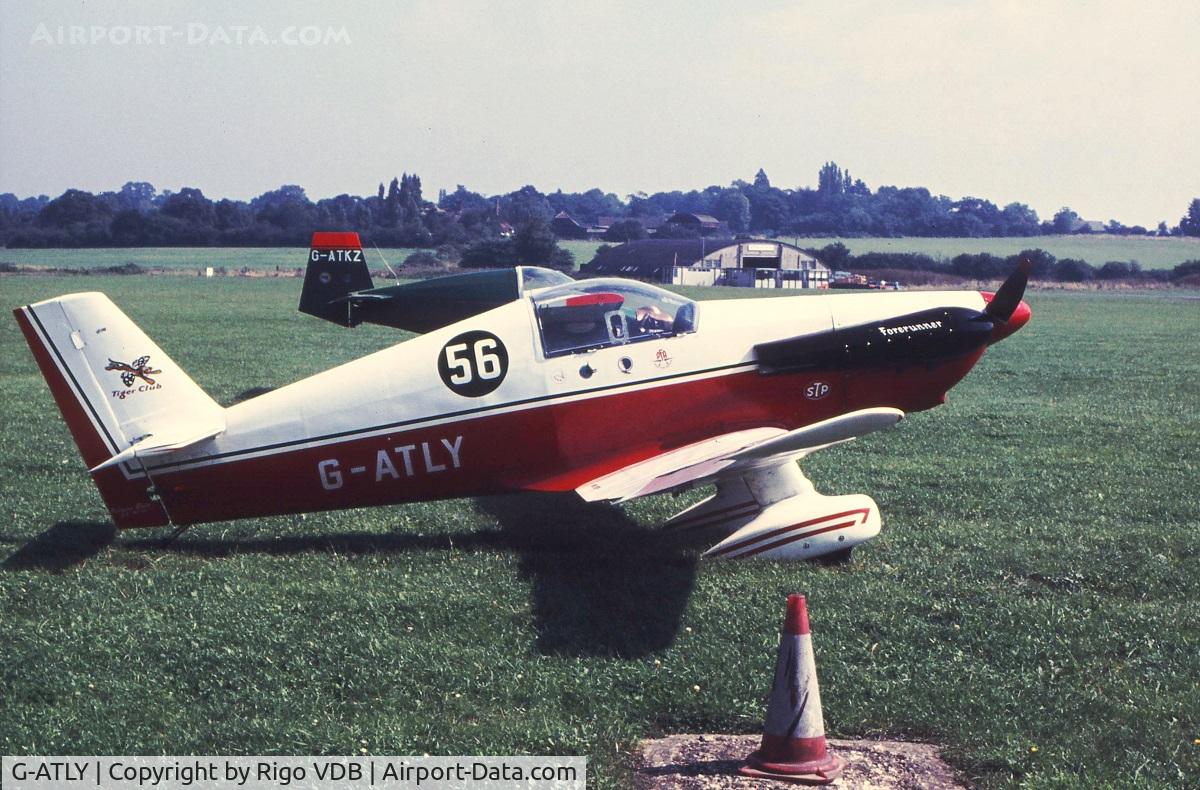 G-ATLY, Rollason Beta B1 C/N RAE/01, G-ATLY in early 1970's. Place & date unknown.