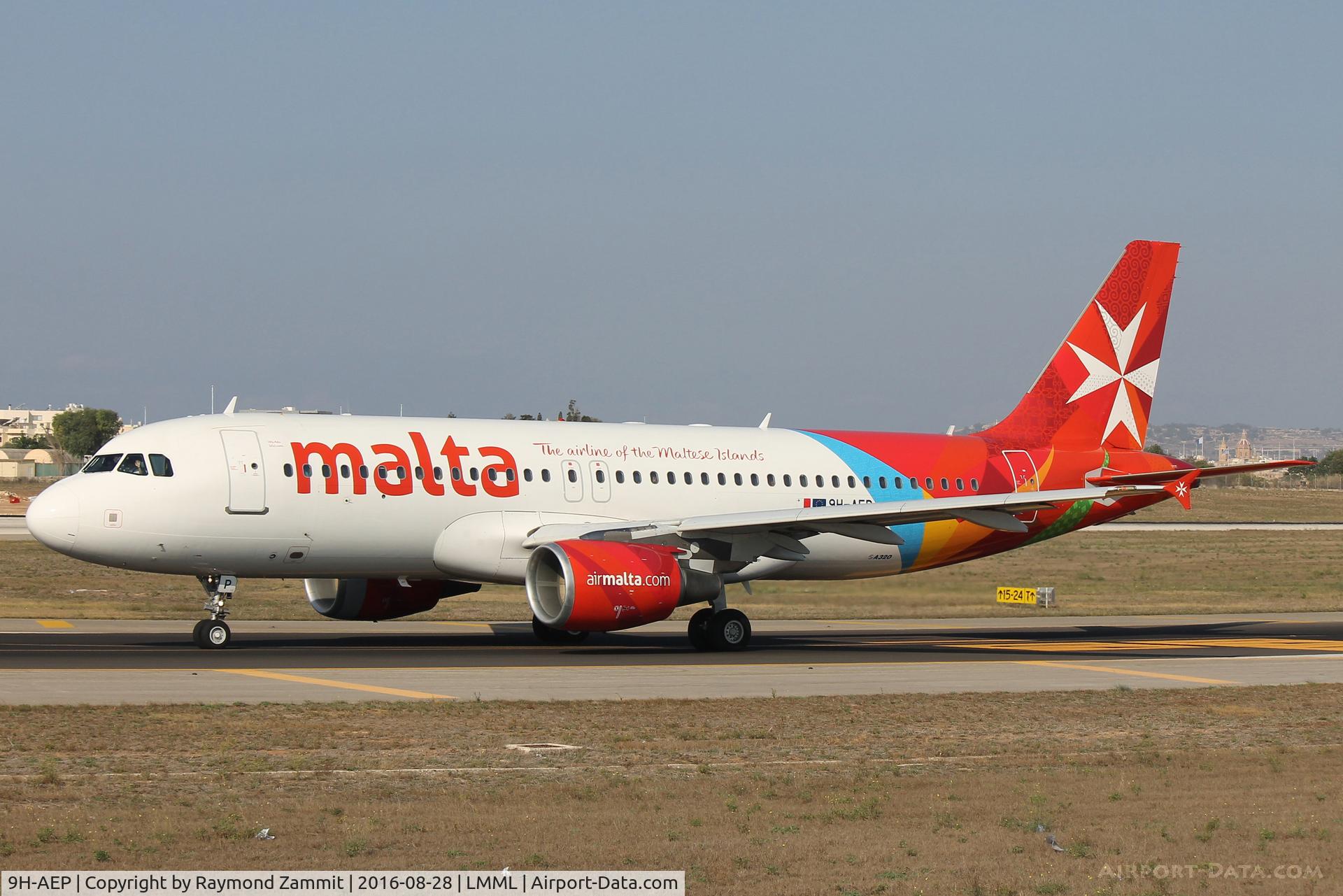 9H-AEP, 2007 Airbus A320-214 C/N 3056, A320 9H-AEP Air Malta
