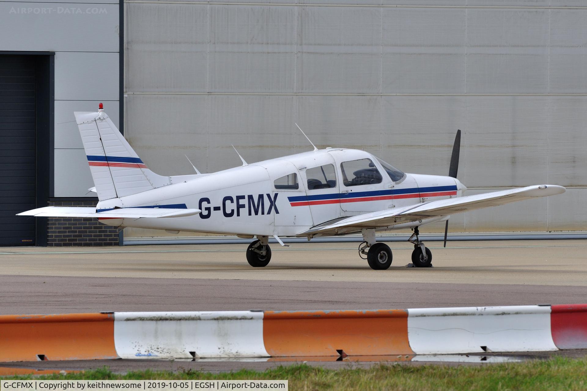 G-CFMX, 1983 Piper PA-28-161 Cherokee Warrior II C/N 28-8316073, Regular Visitor.