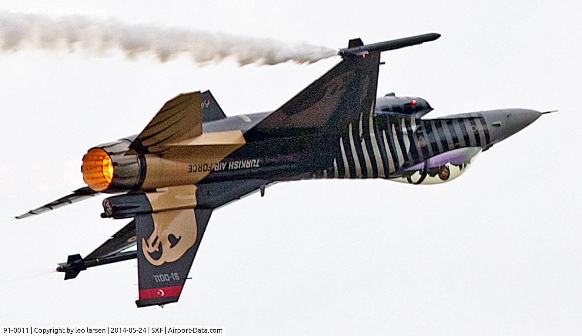 91-0011, TAI (Turkish Aerospace Industries) F-16C Fighting Falcon C/N 4R-91, Berlin Air Show 24.5.2014
