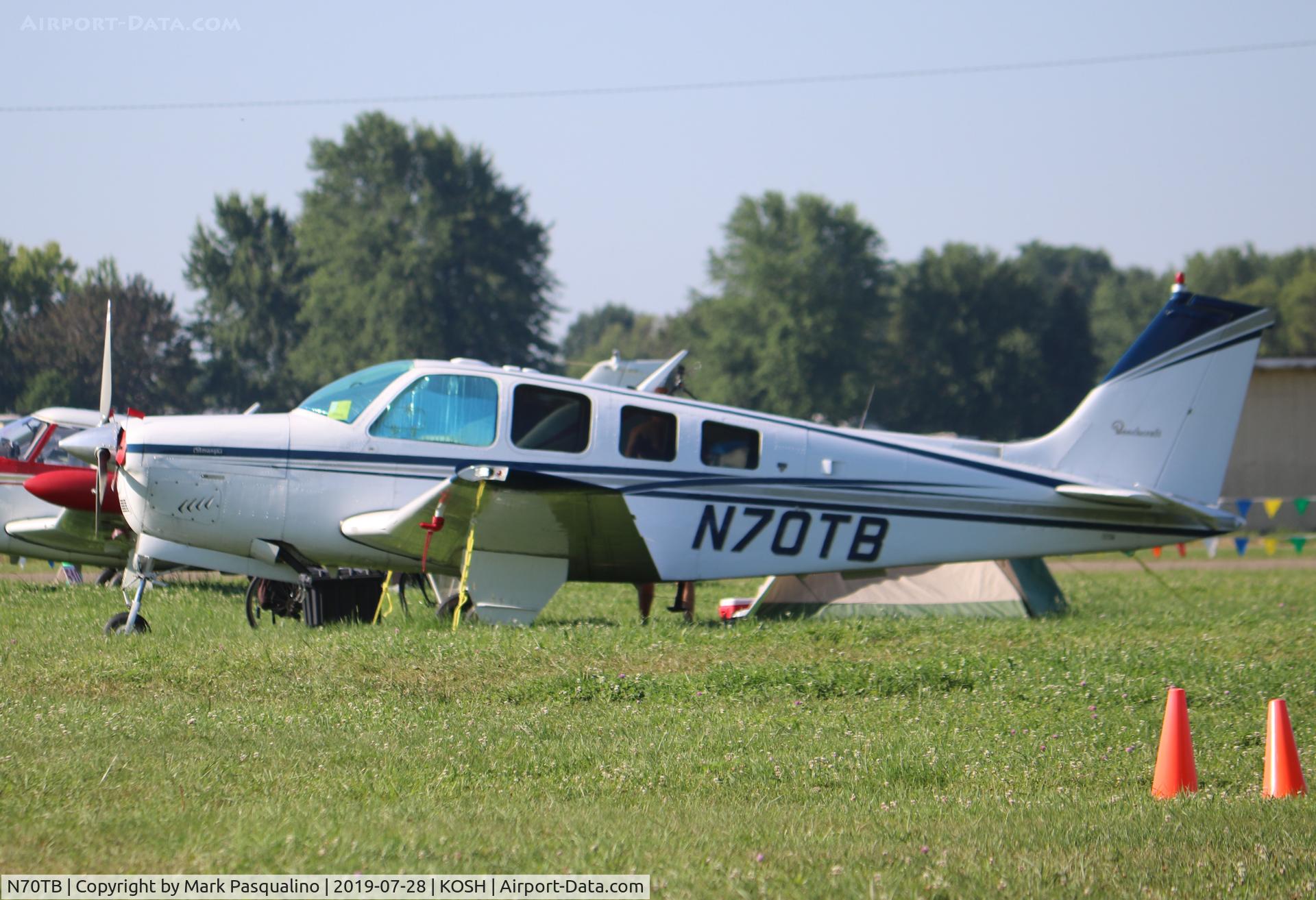 N70TB, 1978 Beech A36 Bonanza 36 C/N E1289, Beech A36