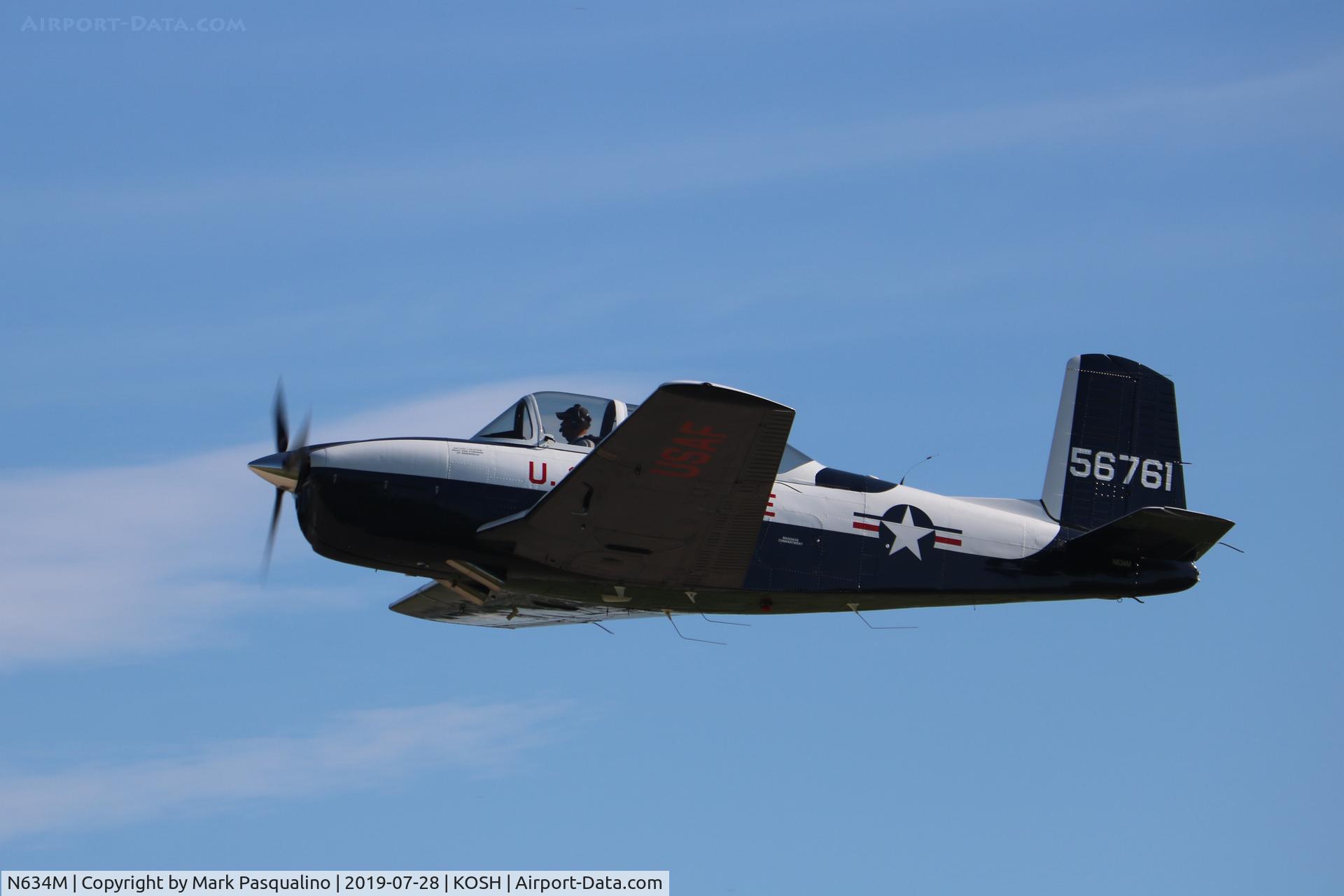 N634M, 1955 Beech T-34A Mentor Mentor C/N G-761, Beech T-34A