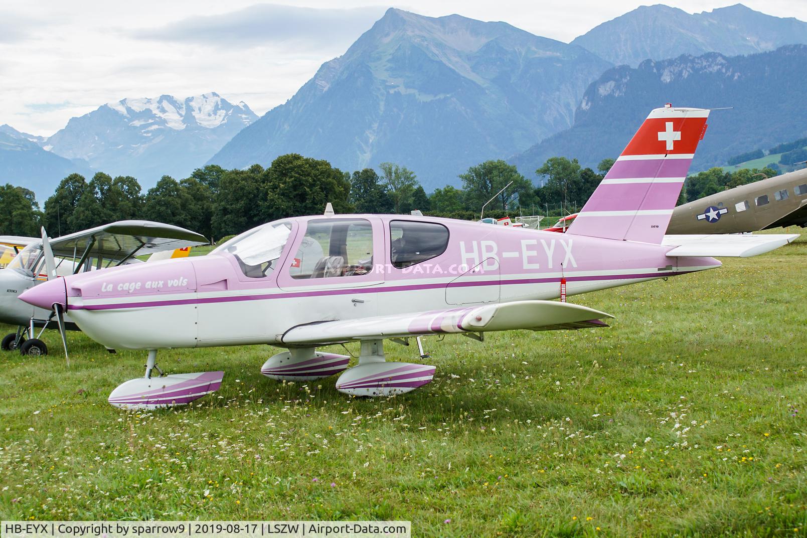 HB-EYX, 1980 Socata TB-10 Tobago C/N 110, At Thun airfield.