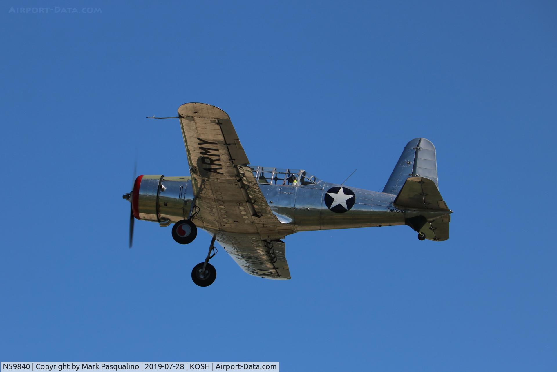 N59840, 1946 Consolidated Vultee BT-13B (SNV-2) C/N 2459, Vultee BT-13B