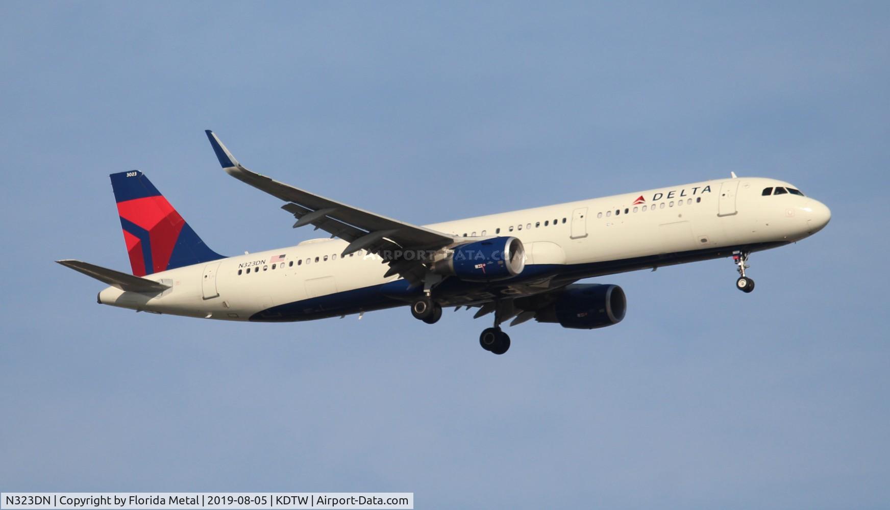 N323DN, 2017 Airbus A321-211 C/N 7672, Delta
