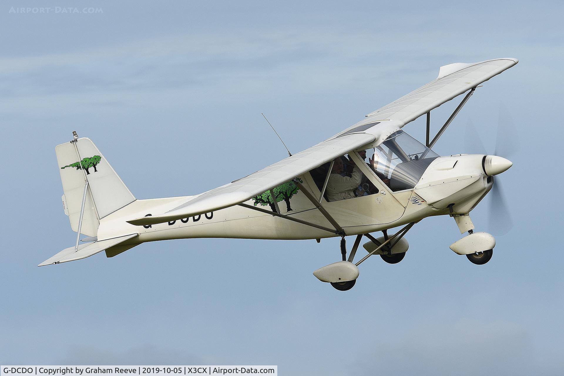 G-DCDO, 2010 Comco Ikarus C42 FB80 C/N 1008-7115, Departing from Northrepps.