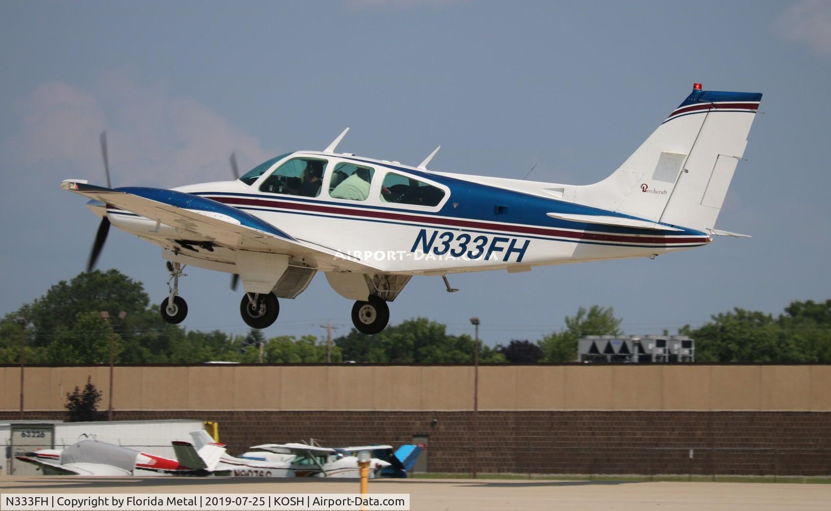 N333FH, 1976 Beech 95-B55 Baron C/N TC1934, Beech 55