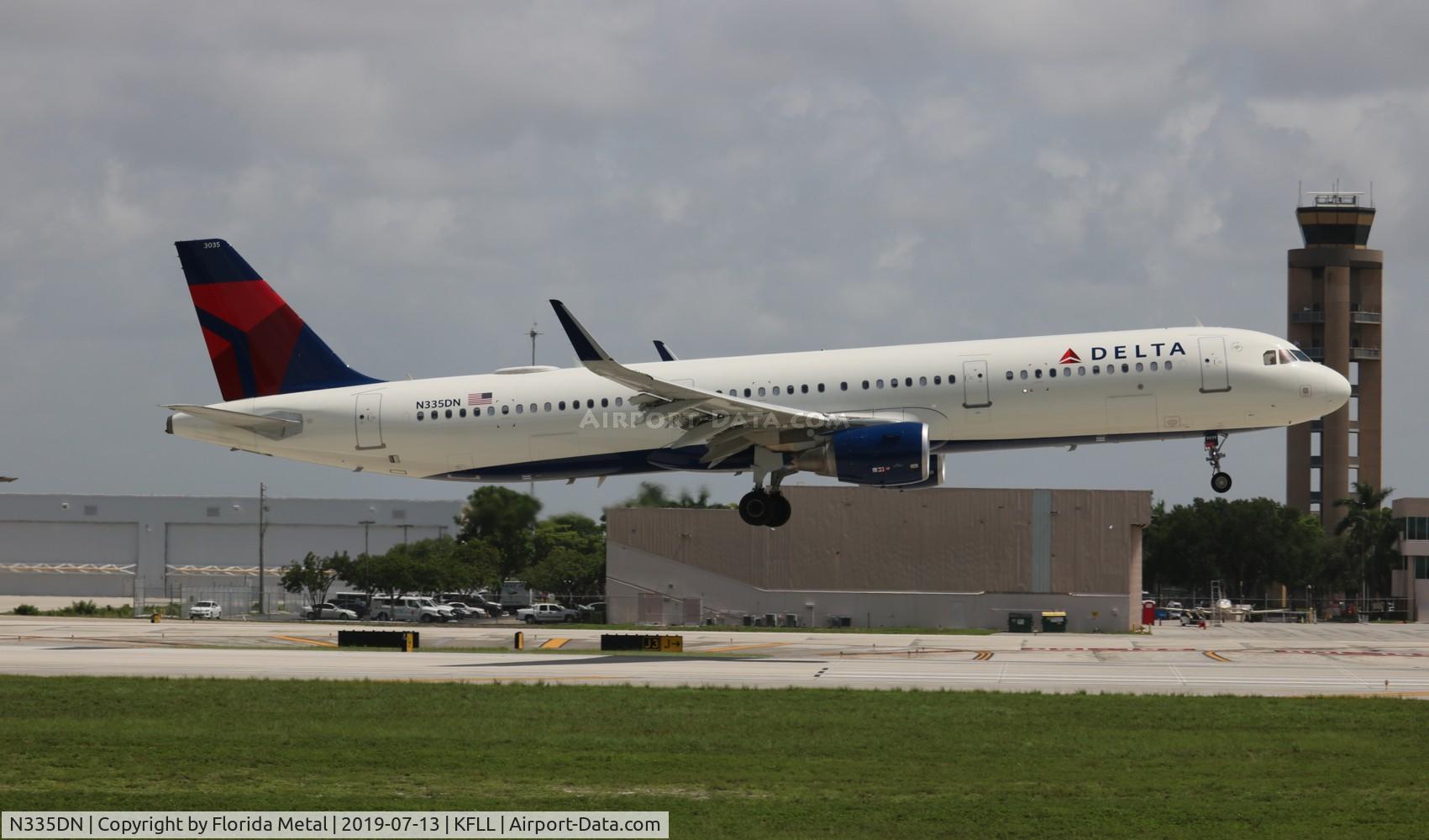 N335DN, 2018 Airbus A321-211 C/N 8036, Delta