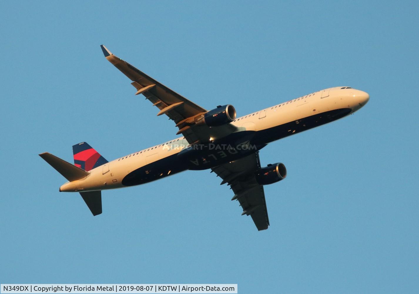 N349DX, 2018 Airbus A321-211 C/N 8233, Delta