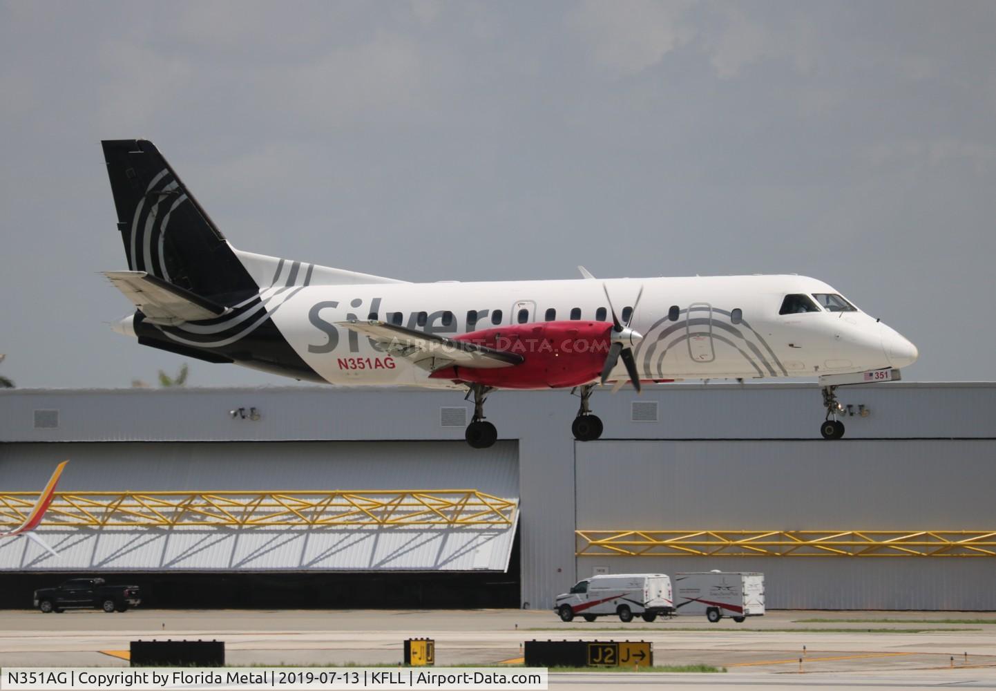 N351AG, 1998 Saab 340B C/N 340B-445, Silver Airways