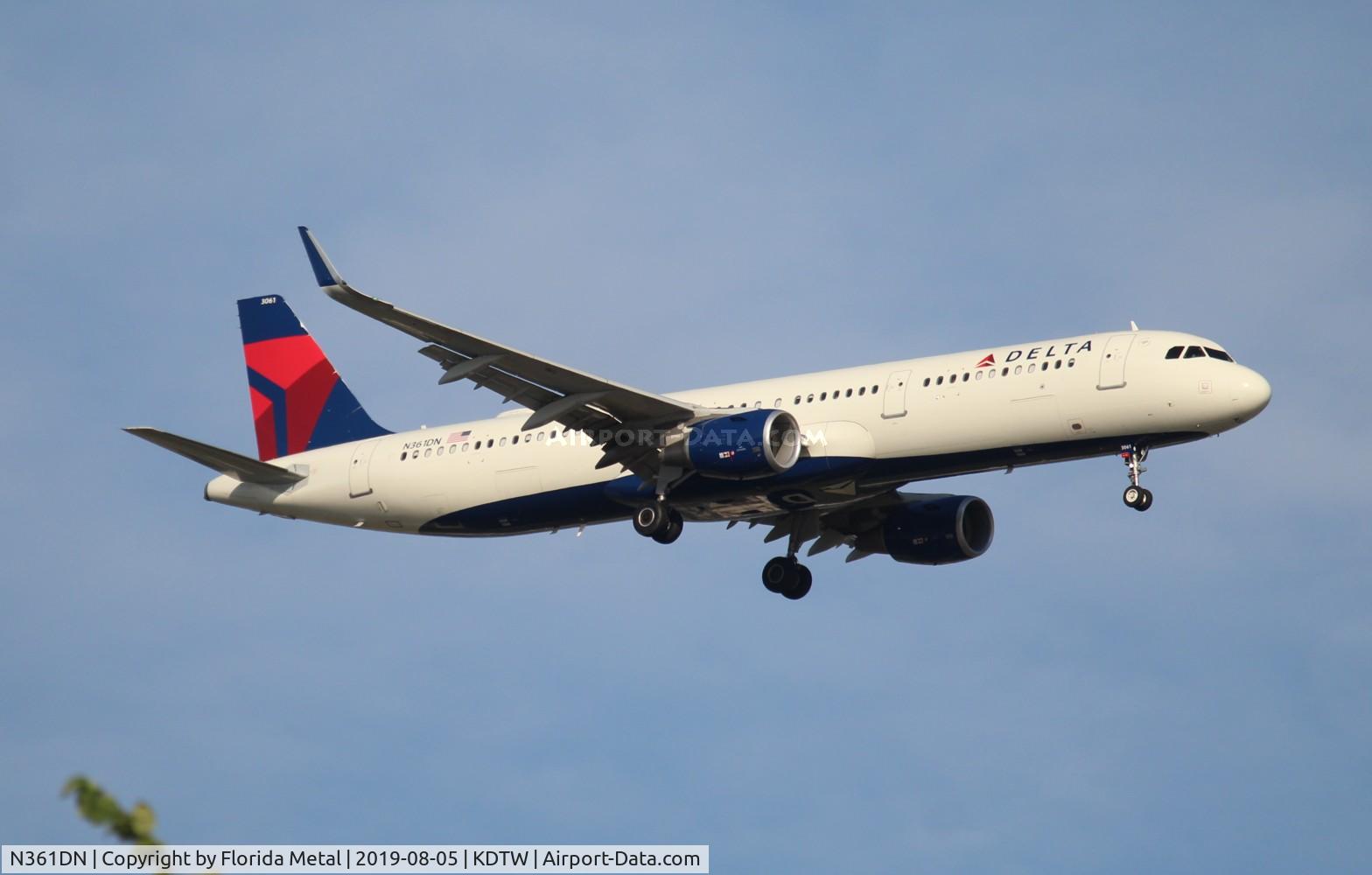 N361DN, 2018 Airbus A321-211 C/N 8423, Delta