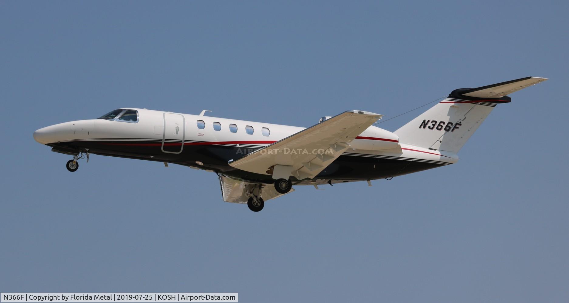 N366F, 2017 Cessna 525C CitationJet CJ4 C/N 525C-0260, Citation CJ4