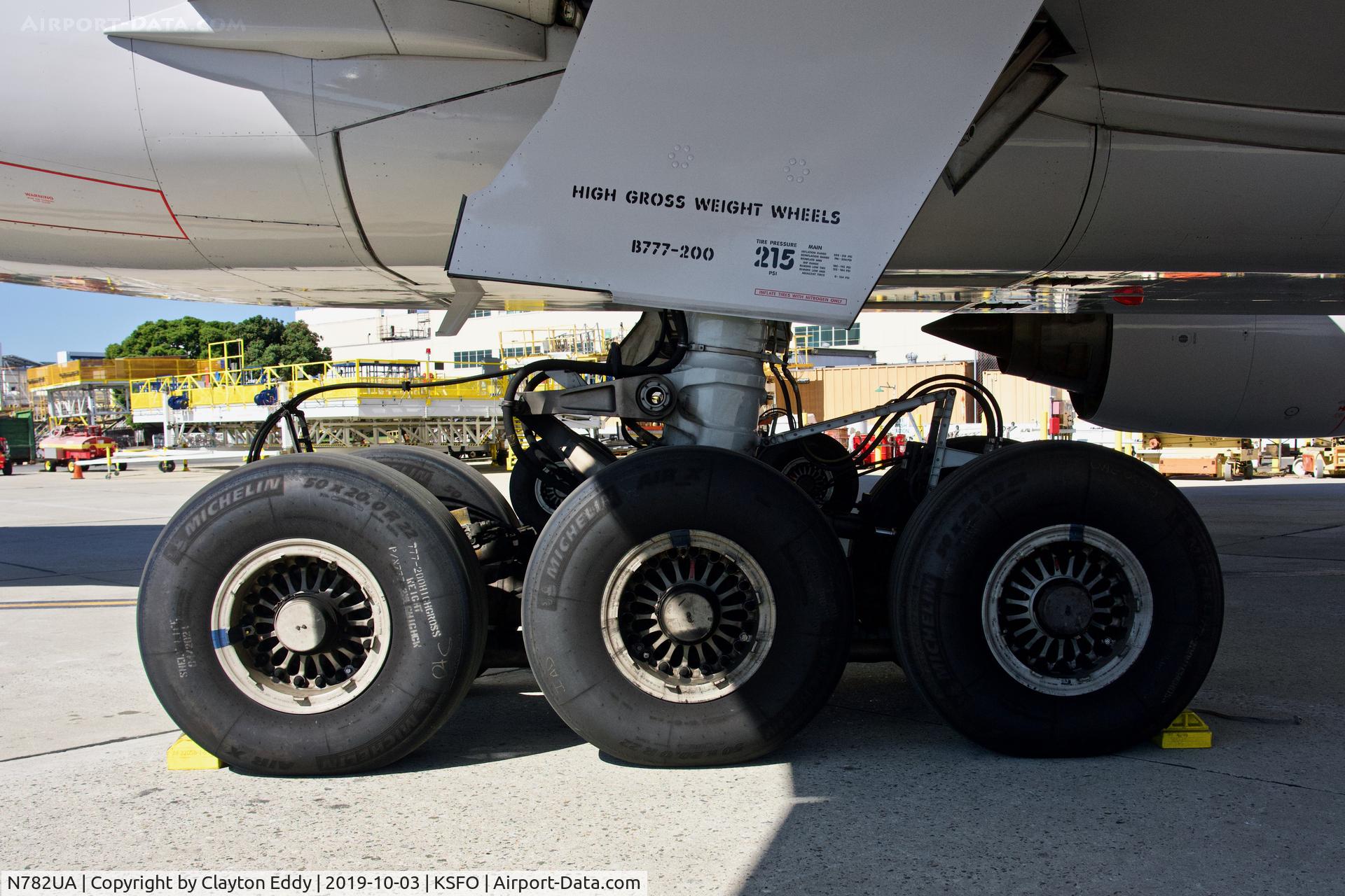 N782UA, 1997 Boeing 777-222 C/N 26948, SFO 2019.