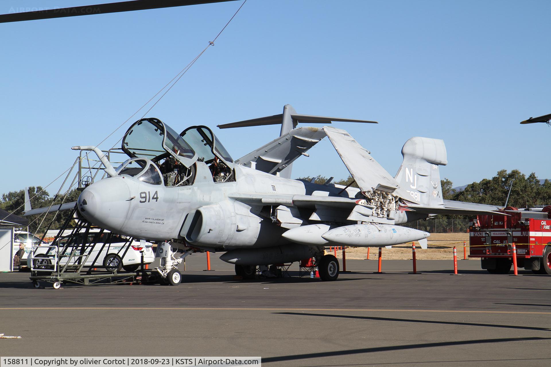158811, 1974 Grumman EA-6B Prowler C/N P-41, Santa Rosa airshow