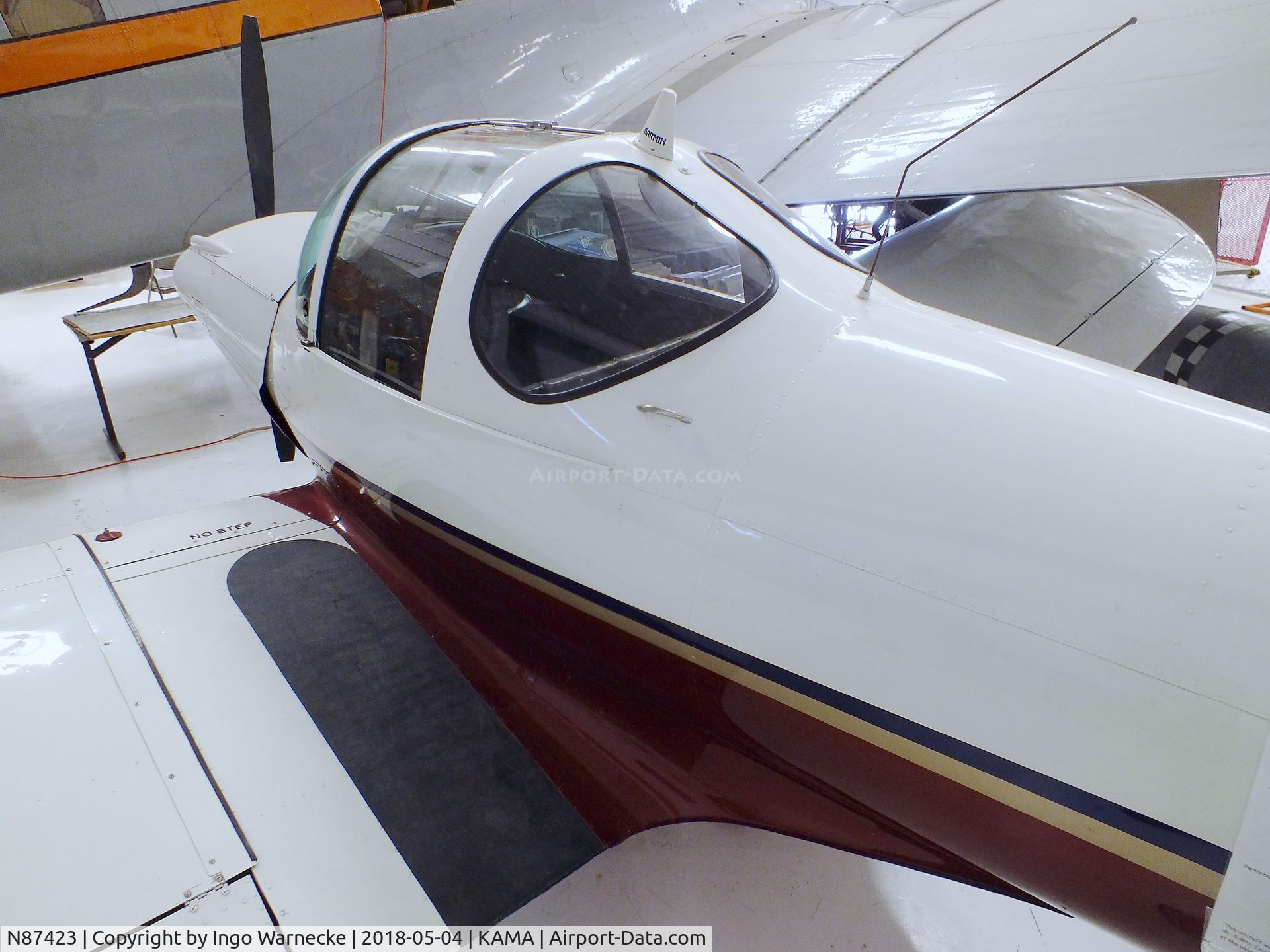 N87423, 1946 Erco 415C Ercoupe C/N 596, ERCO Ercoupe 415-C at the Texas Air & Space Museum, Amarillo TX