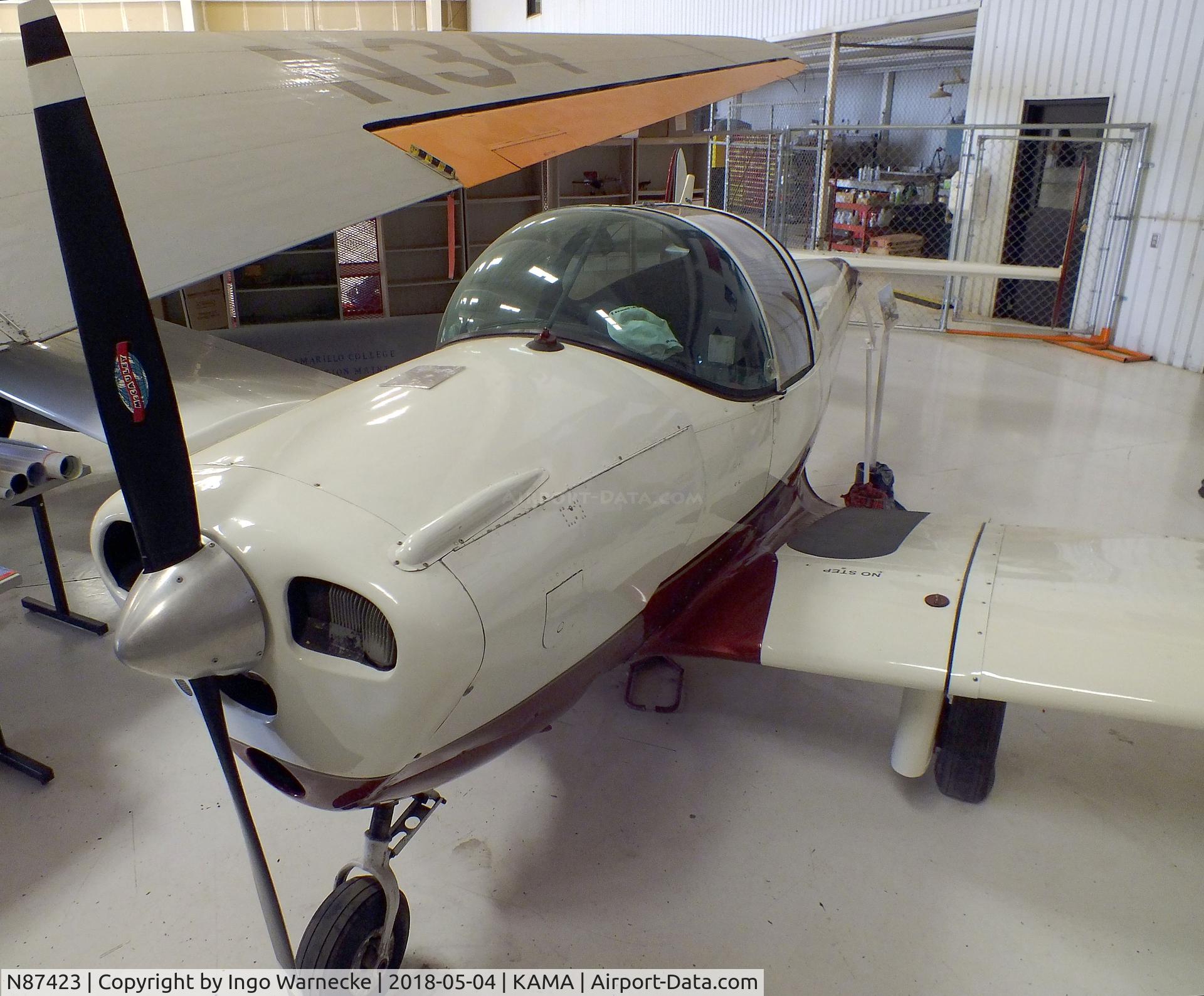 N87423, 1946 Erco 415C Ercoupe C/N 596, ERCO Ercoupe 415-C at the Texas Air & Space Museum, Amarillo TX