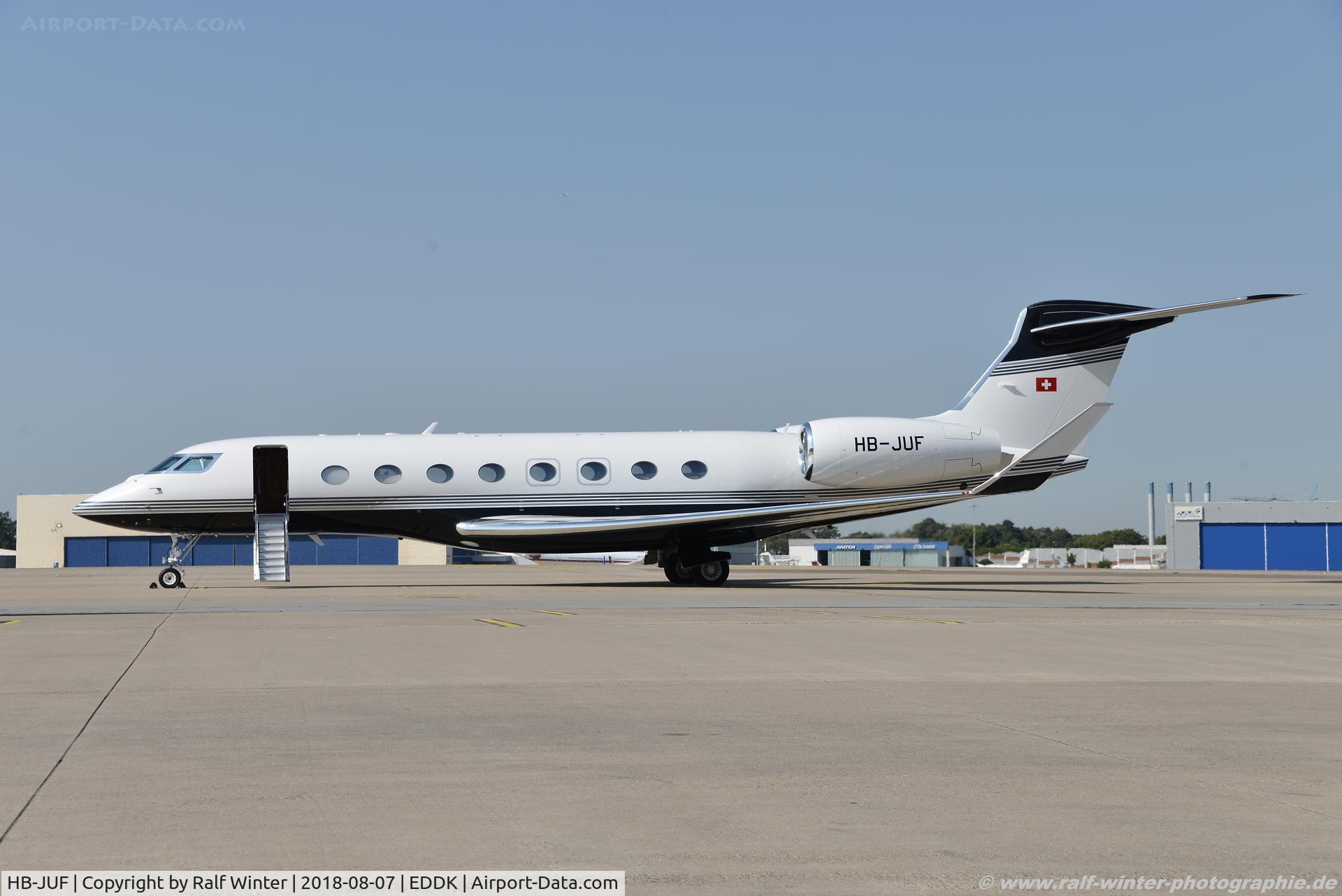 HB-JUF, 2014 Gulfstream Aerospace G650 (G-VI) C/N 6118, Gulfstream GVI G650 - SJT Swiss Jet AG - 6118 - HB-JUF - 07.08.2018 - CGN