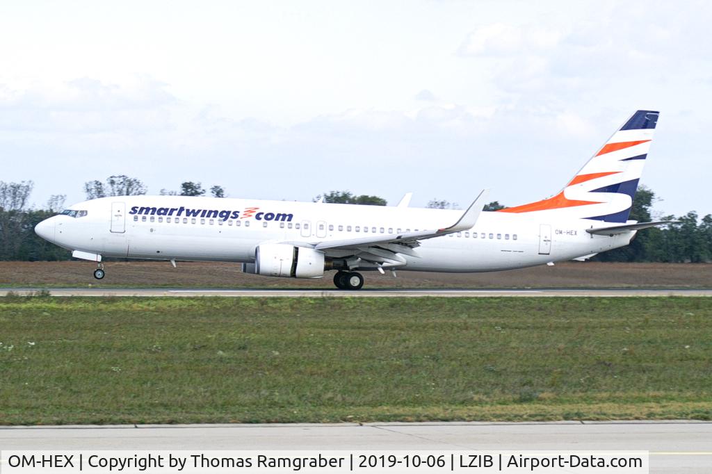 OM-HEX, 2001 Boeing 737-81Q C/N 30785, Smartwings Boeing 737-800