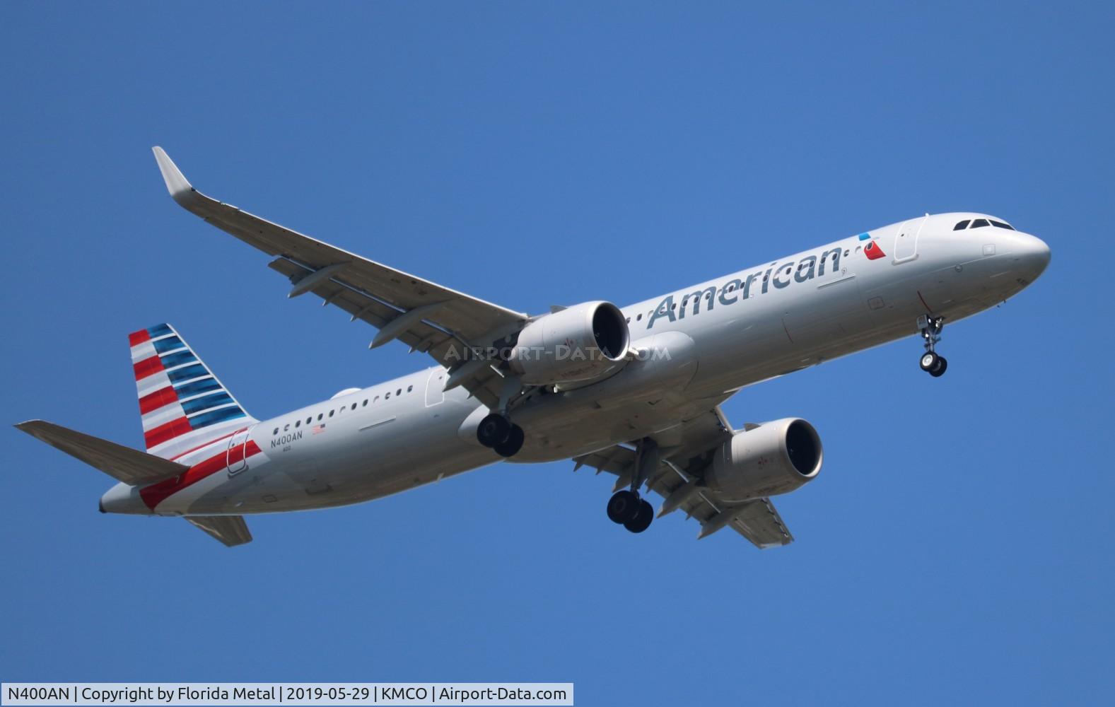 N400AN, 2018 Airbus A321-253N C/N 8647, American