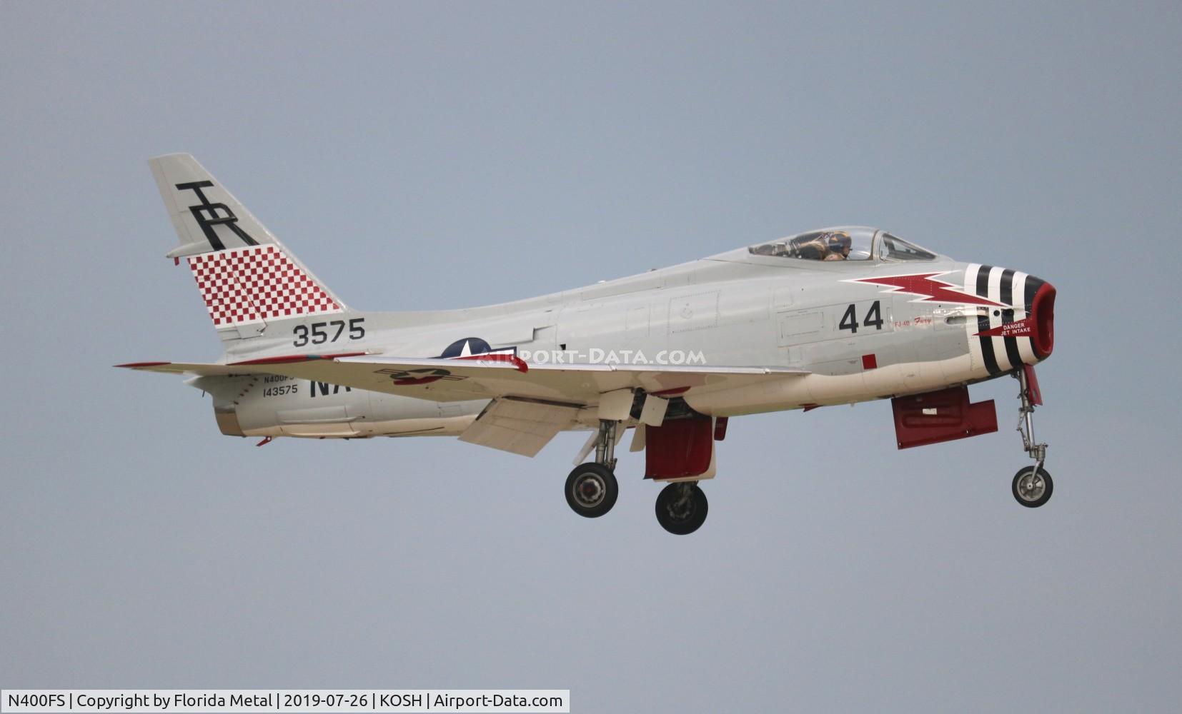 N400FS, 1958 North American AF-1E Fury C/N 244-83, AF-1E