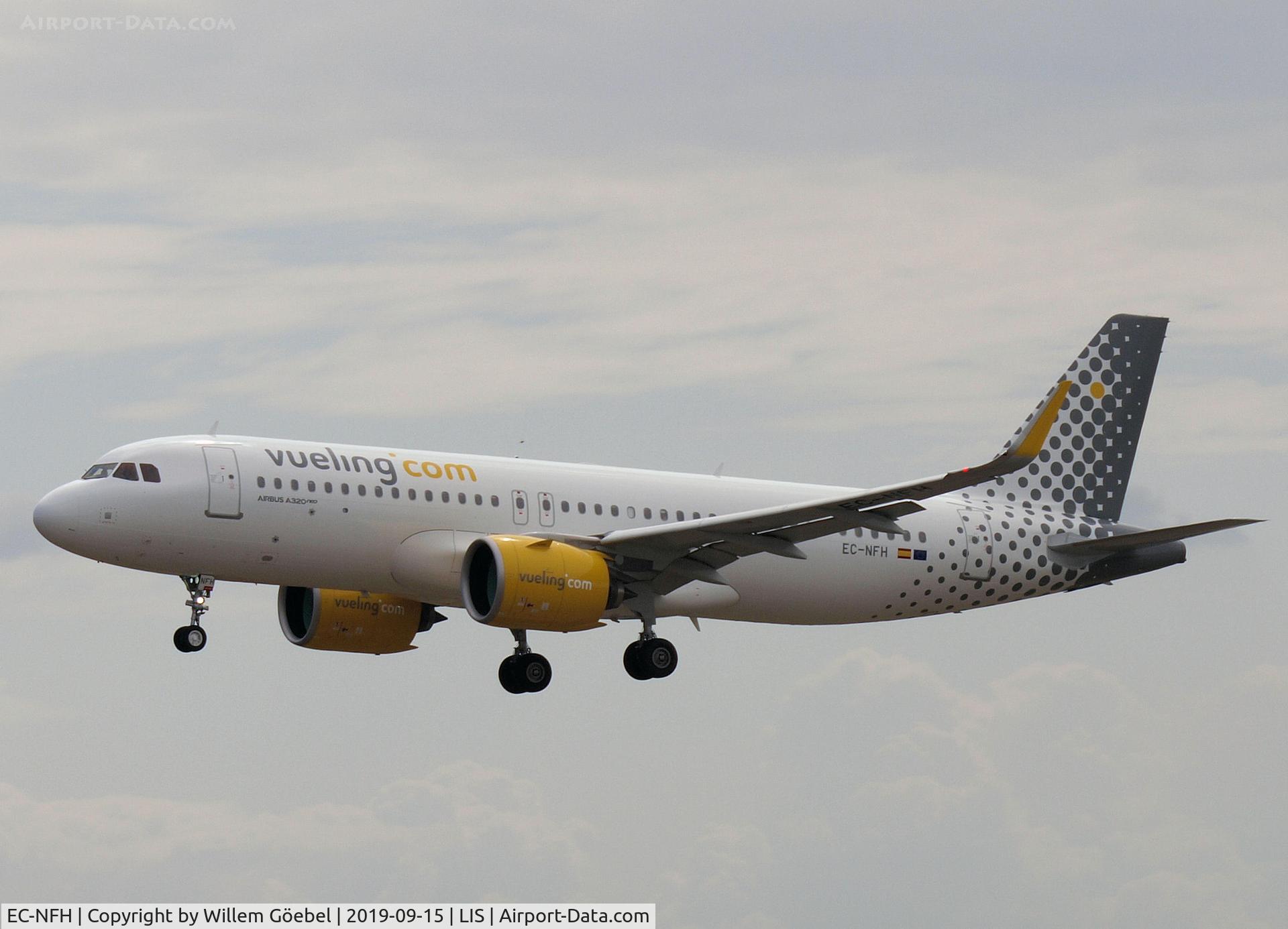EC-NFH, 2019 Airbus A320-271N C/N 9078, Prepare for landing on Libon Airport