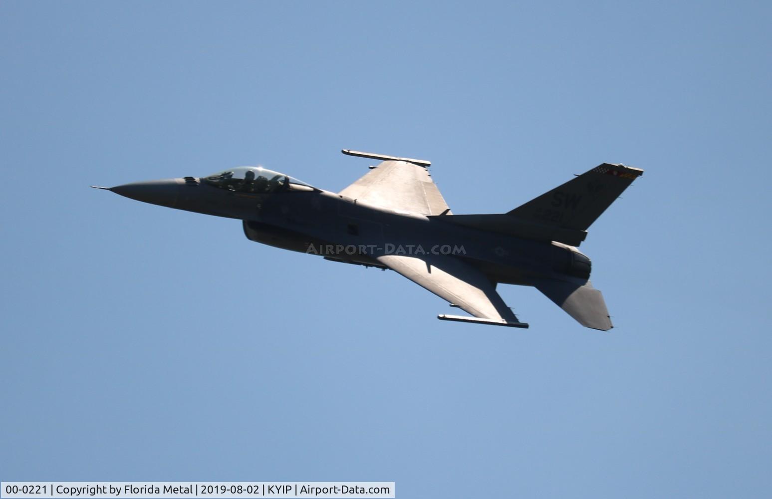 00-0221, Lockheed Martin F-16CM Fighting Falcon C/N CC-183, Thunder Over Michigan 2019