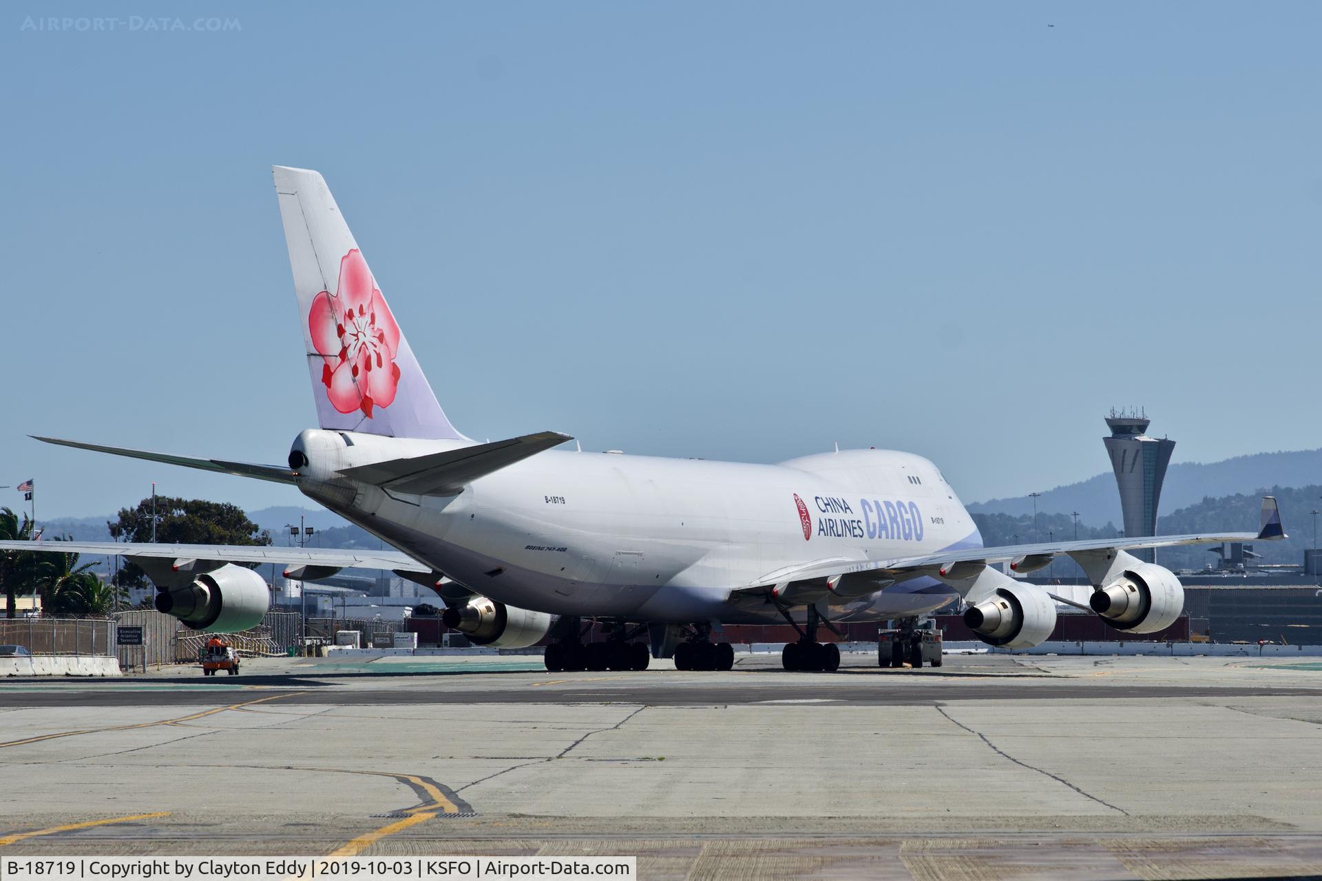 B-18719, 2005 Boeing 747-409F/SCD C/N 33739, SFO 2019.
