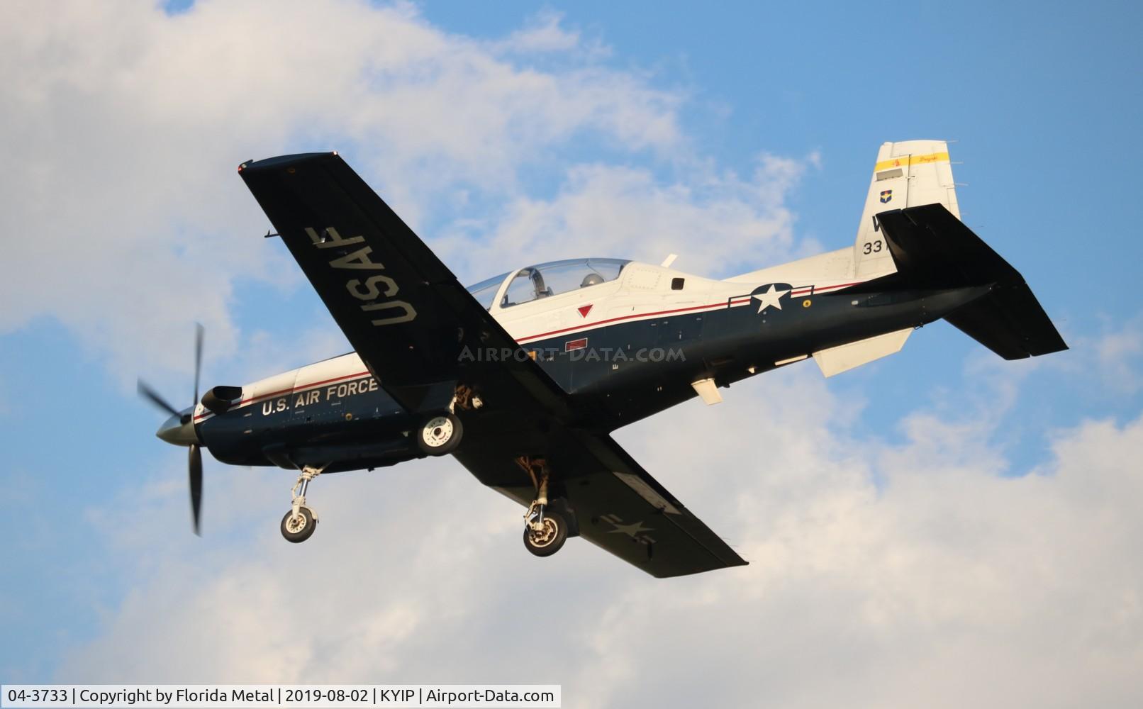 04-3733, 2004 Raytheon T-6A Texan II C/N PT-285, Thunder Over Michigan 2019