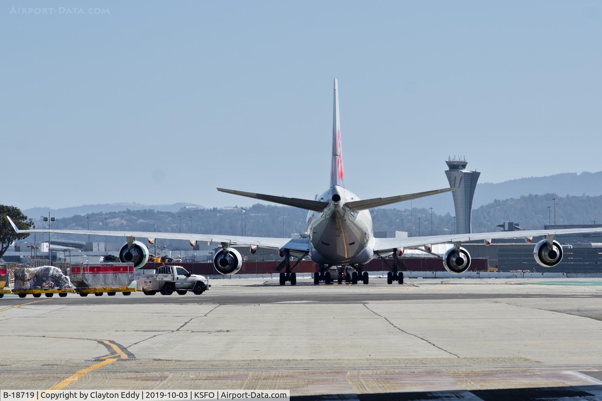 B-18719, 2005 Boeing 747-409F/SCD C/N 33739, SFO 2019.
