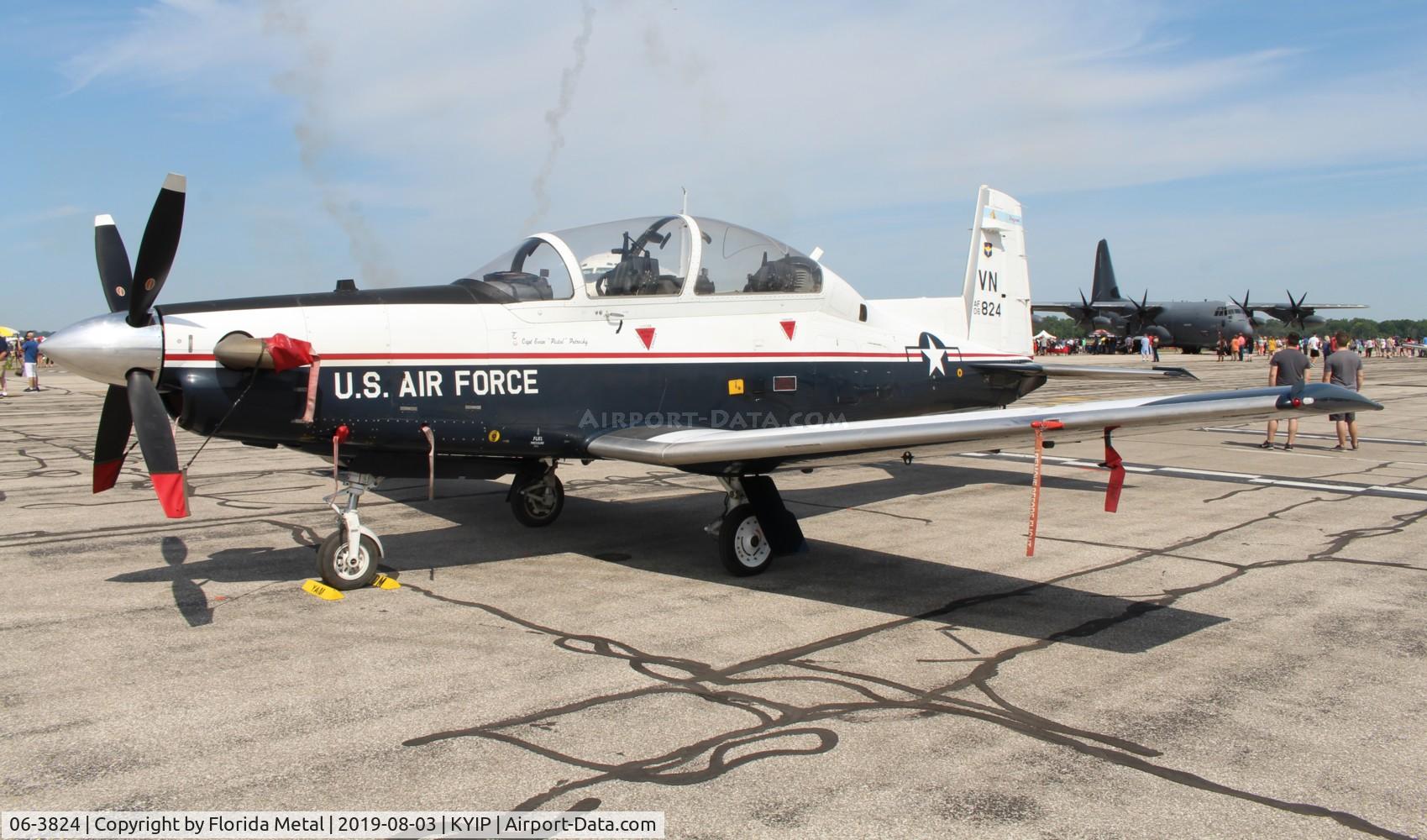 06-3824, 2006 Raytheon T-6A Texan II C/N PT-379, Thunder Over Michigan 2019