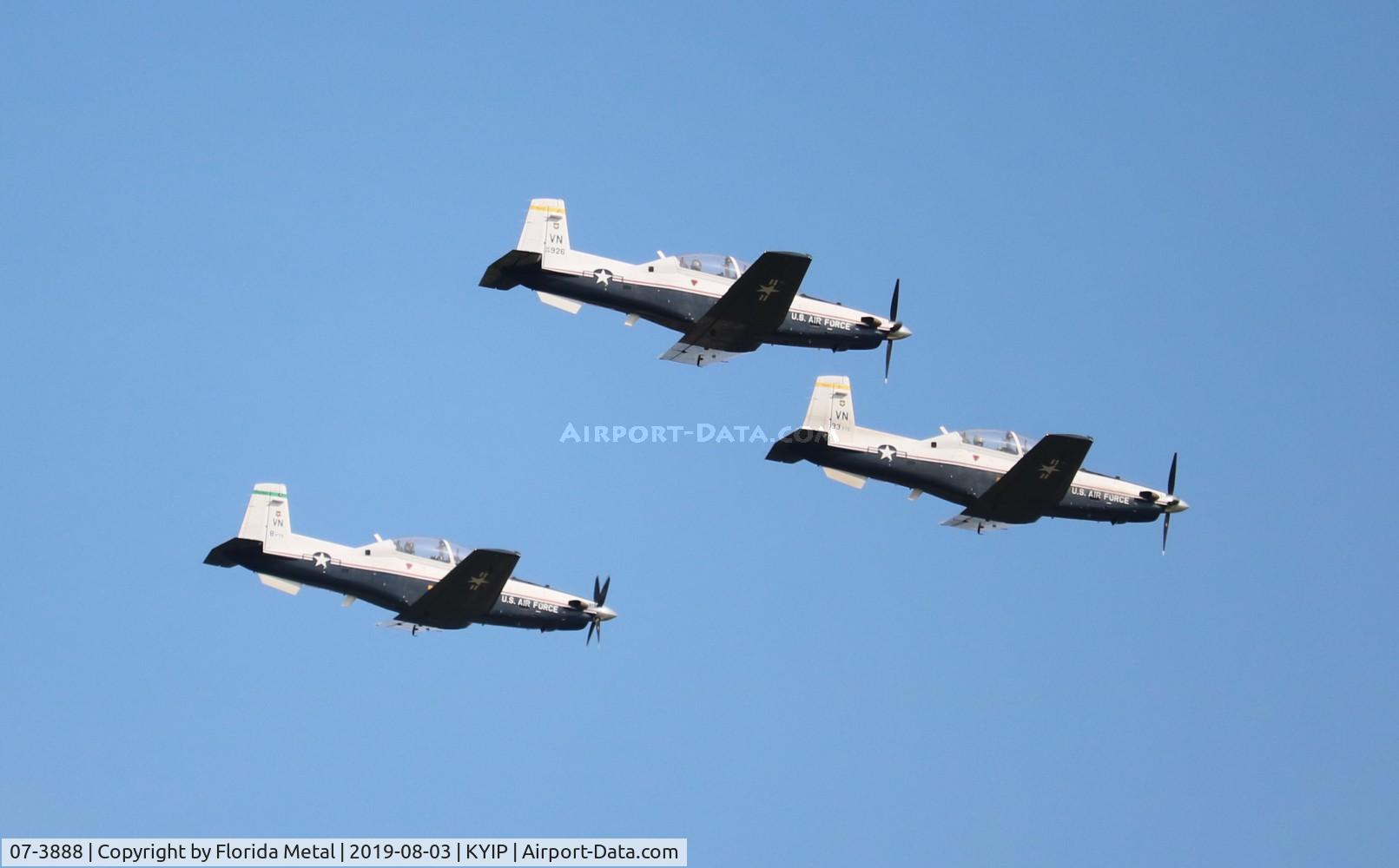07-3888, 2007 Raytheon T-6A Texan II C/N PT-443, Thunder Over Michigan 2019
