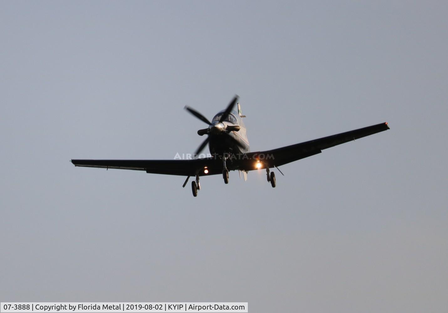 07-3888, 2007 Raytheon T-6A Texan II C/N PT-443, Thunder Over Michigan 2019