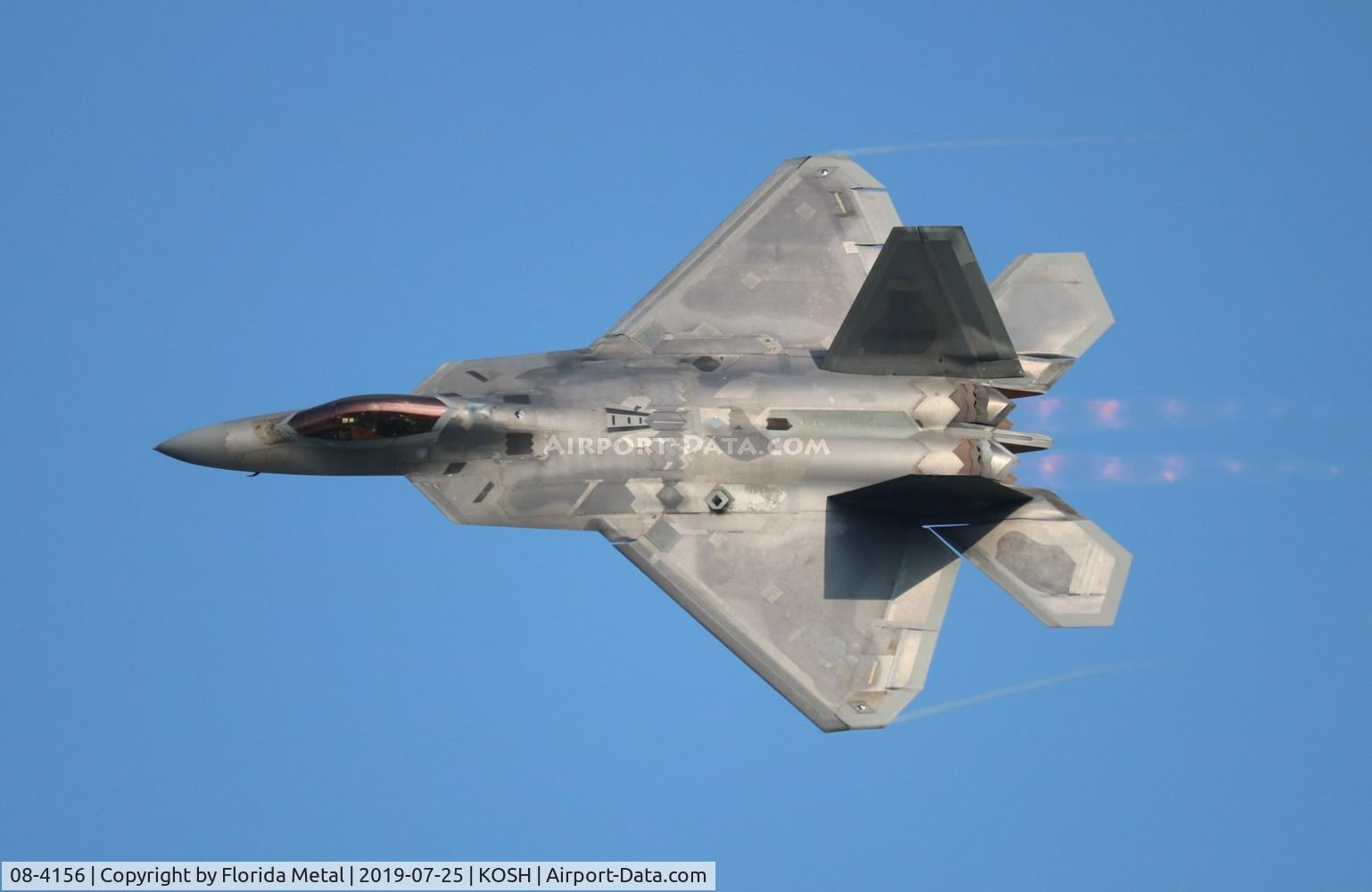 08-4156, 2008 Lockheed Martin F-22A Raptor C/N 645-4156, Air Venture 2019