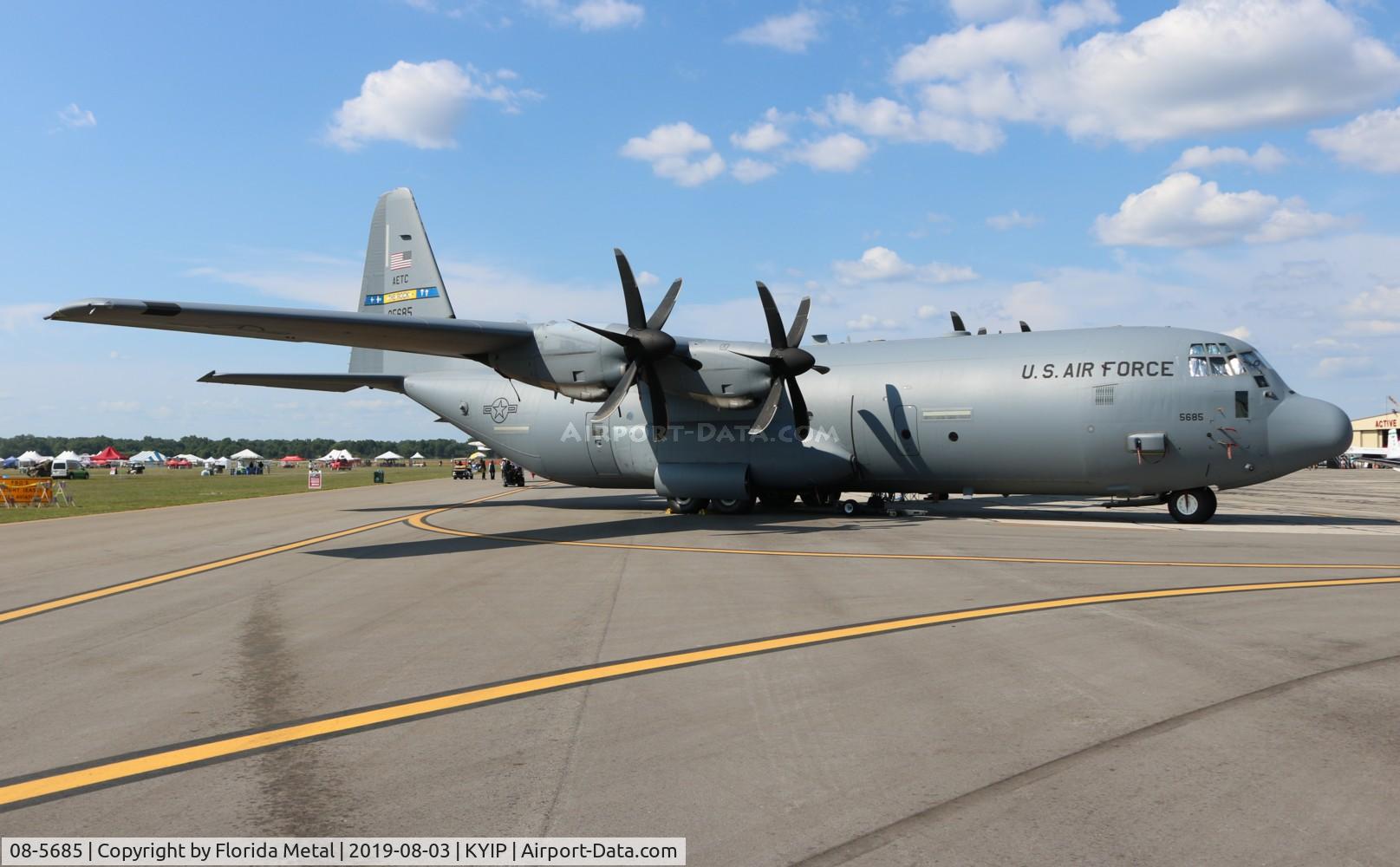 08-5685, 2008 Lockheed Martin C-130J-30 Super Hercules C/N 382-5685, Thunder Over Michigan 2019