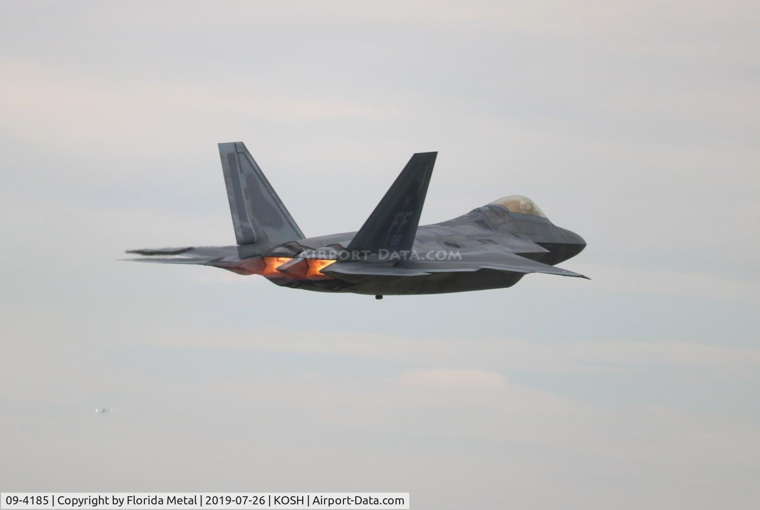 09-4185, Lockheed Martin F-22A Raptor C/N 4185, Air Venture 2019