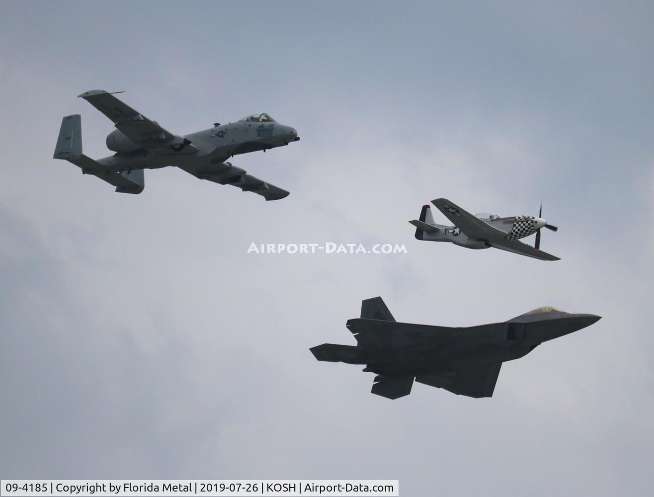 09-4185, Lockheed Martin F-22A Raptor C/N 4185, Air Venture 2019