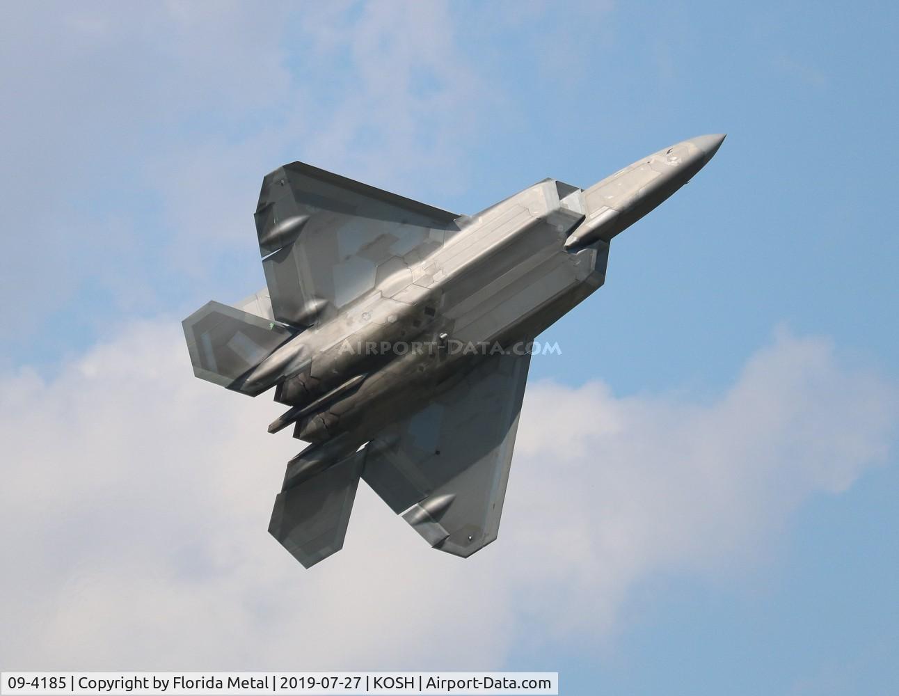 09-4185, Lockheed Martin F-22A Raptor C/N 4185, Air Venture 2019