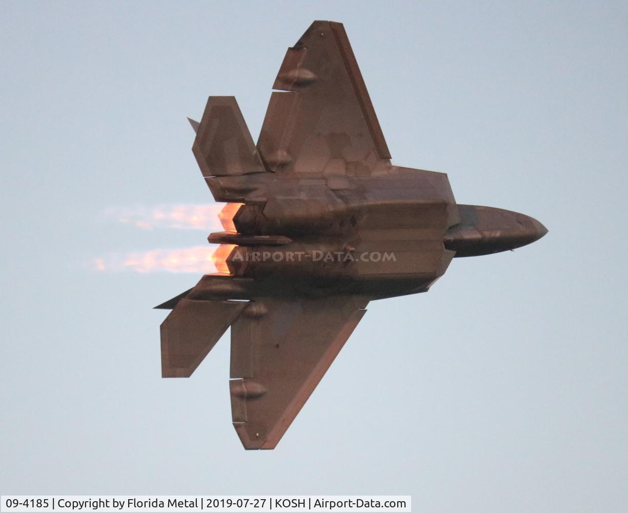 09-4185, Lockheed Martin F-22A Raptor C/N 4185, Air Venture 2019