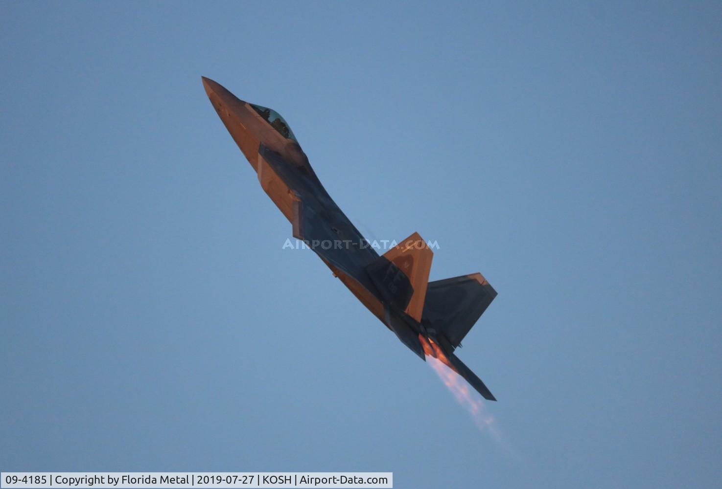 09-4185, Lockheed Martin F-22A Raptor C/N 4185, Air Venture 2019