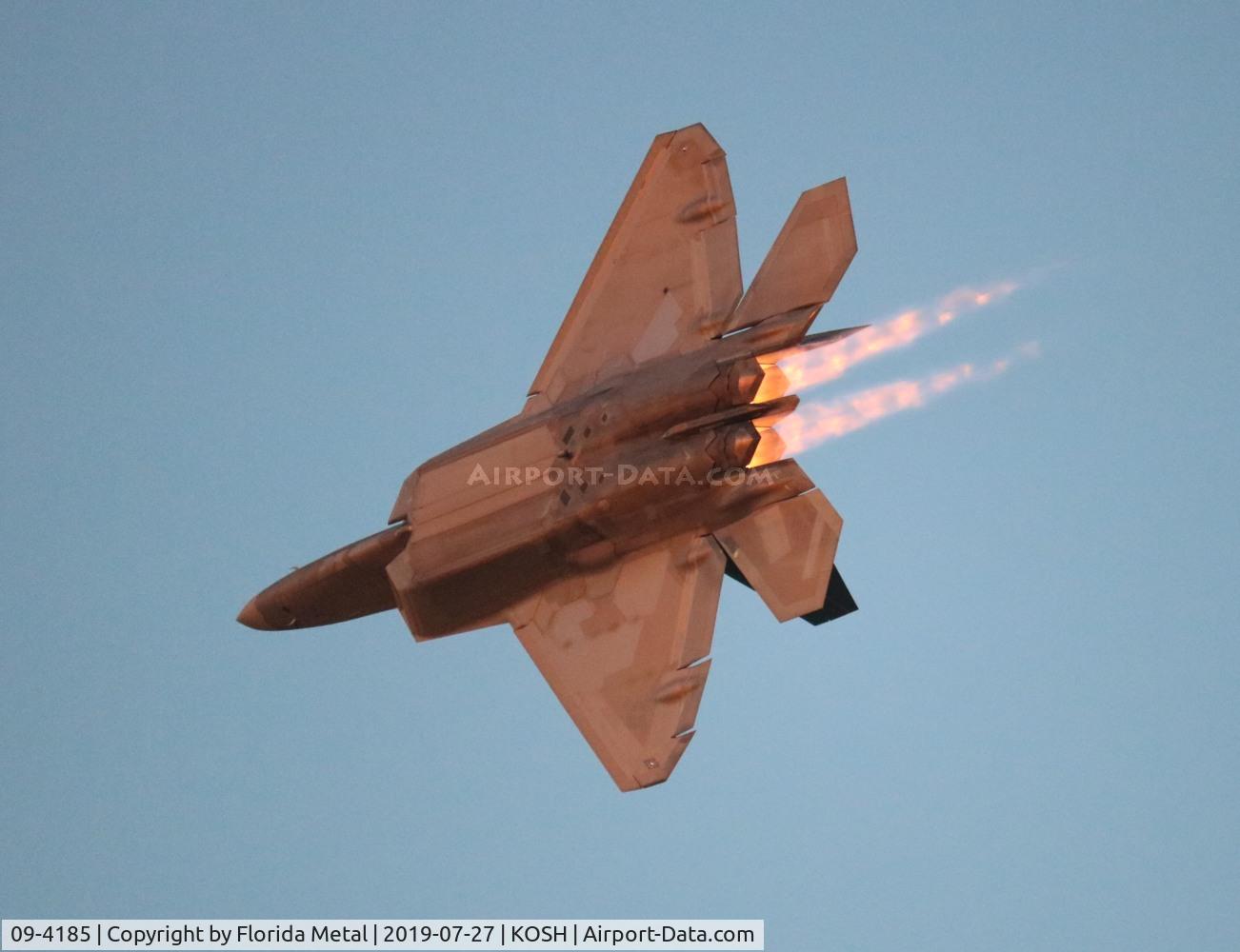 09-4185, Lockheed Martin F-22A Raptor C/N 4185, Air Venture 2019
