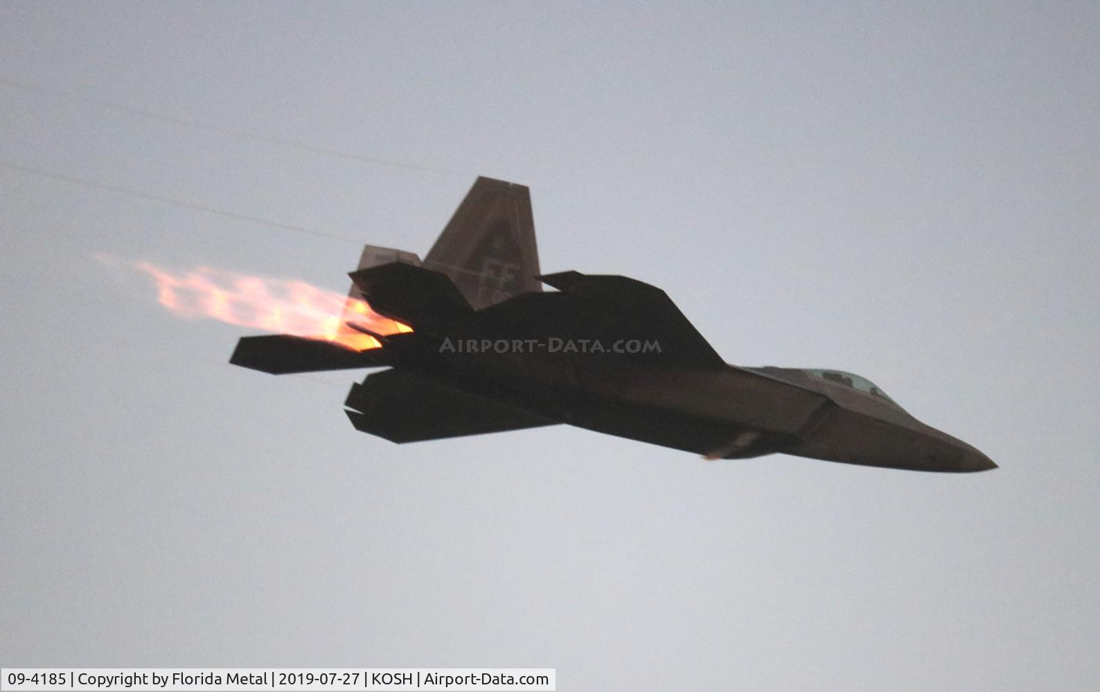 09-4185, Lockheed Martin F-22A Raptor C/N 4185, Air Venture 2019