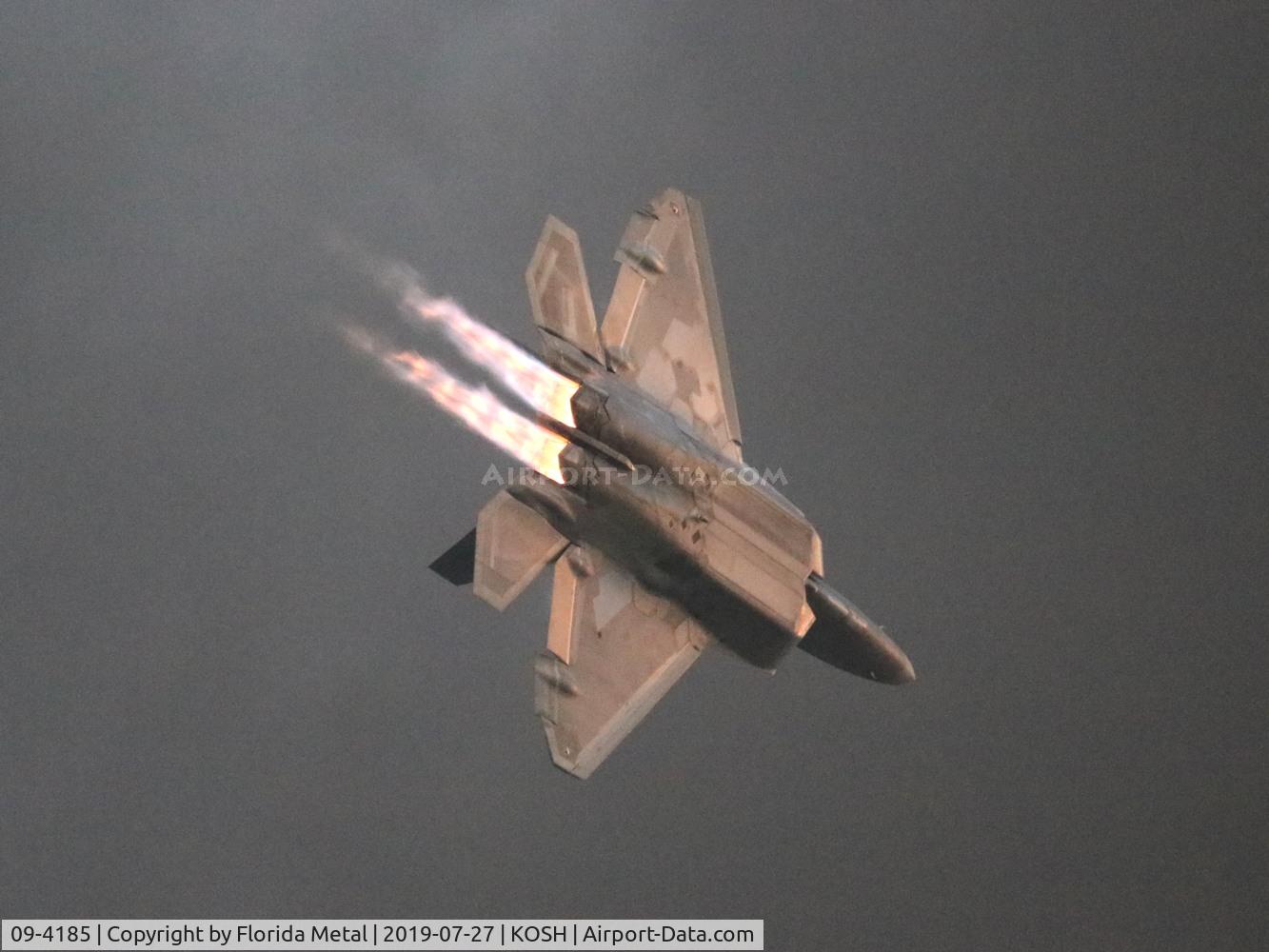 09-4185, Lockheed Martin F-22A Raptor C/N 4185, Air Venture 2019