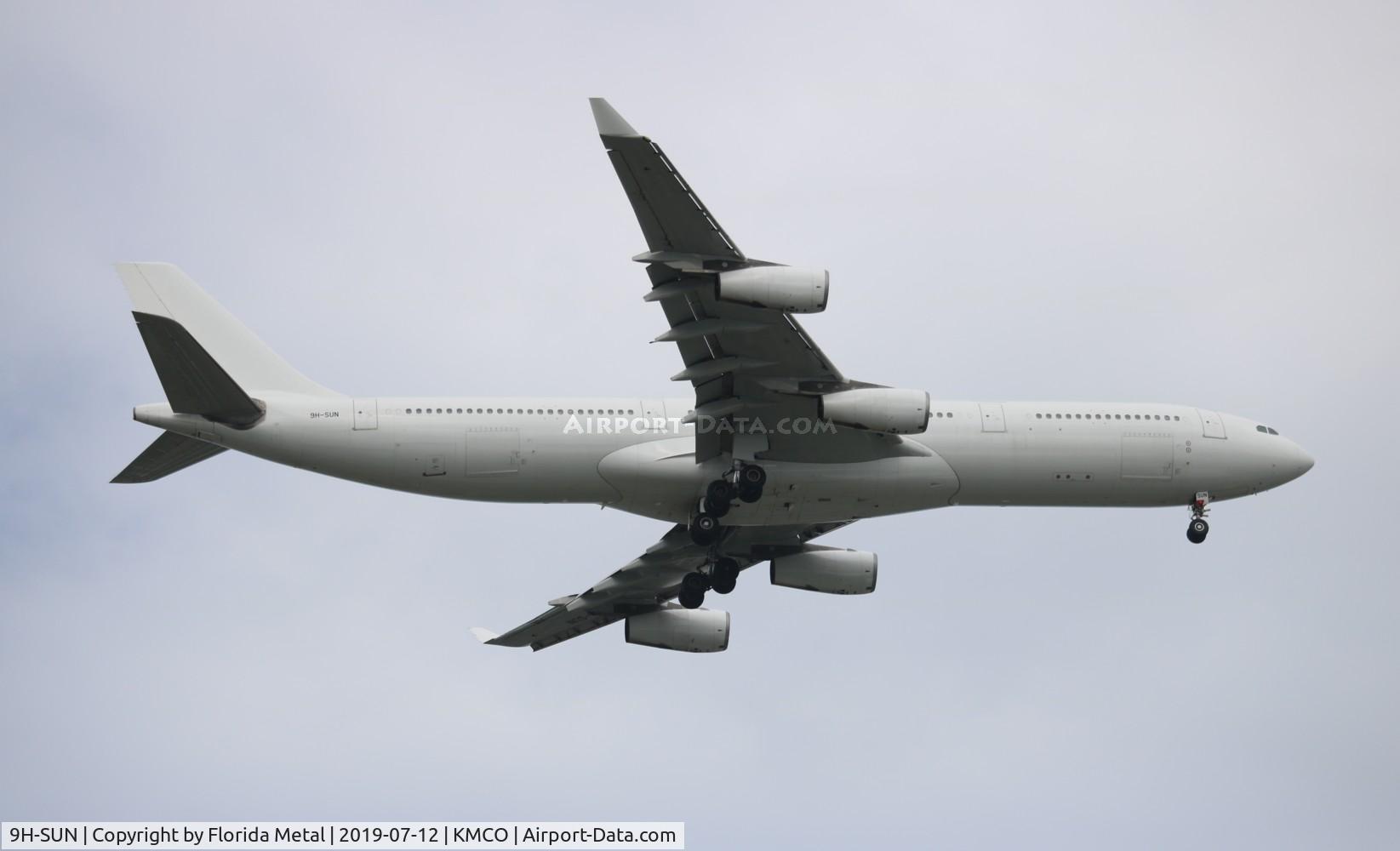 9H-SUN, 2000 Airbus A340-313X C/N 367, MCO spotting