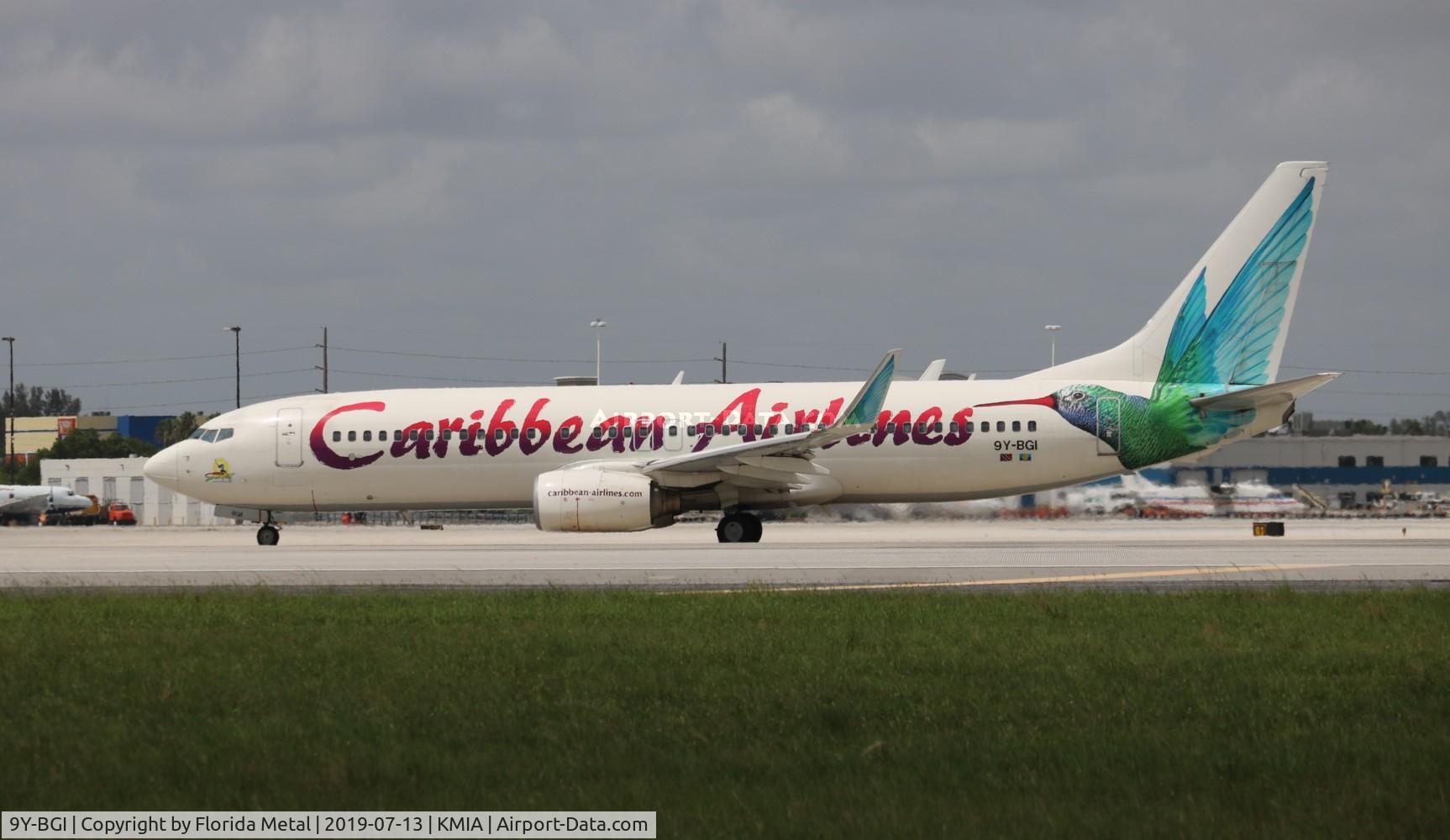 9Y-BGI, 2000 Boeing 737-8Q8 C/N 28232, MIA spotting