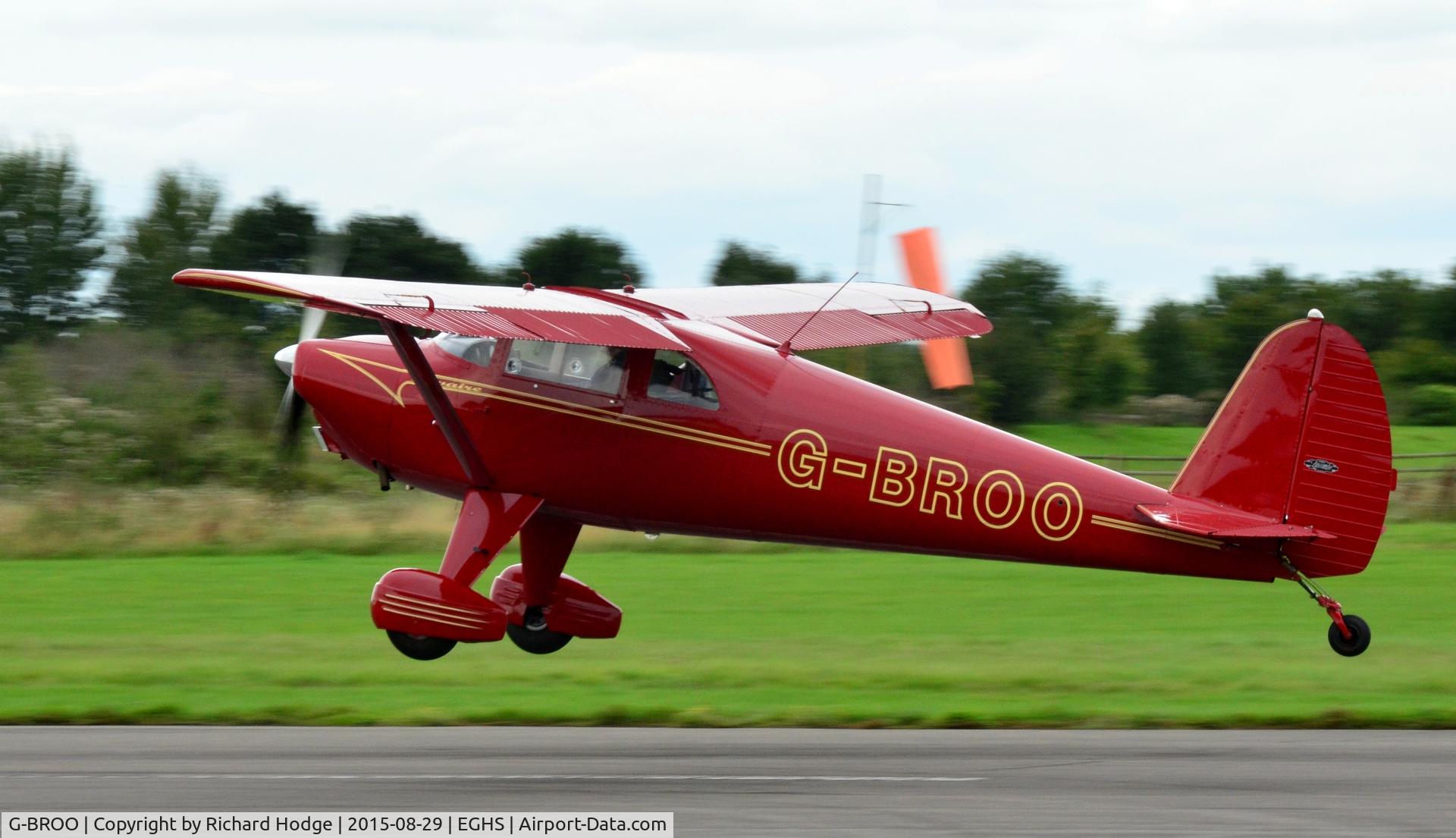 G-BROO, 1948 Luscombe 8E Silvaire C/N 6154, Vintage fly-in 2015