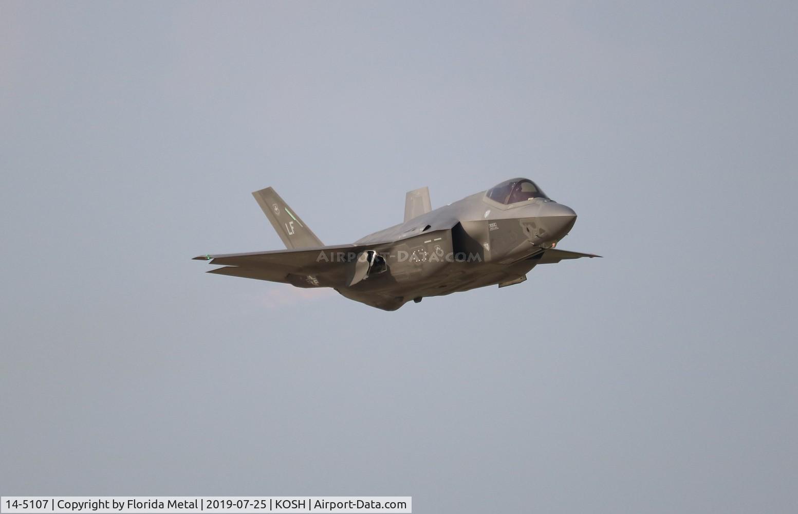 14-5107, 2016 Lockheed Martin F-35A Lightning II C/N AF-108, Air Venture 2019