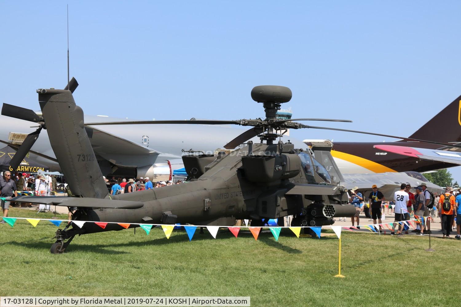 17-03128, 2017 Boeing AH-64E Apache Guardian C/N MM128, Air Venture 2019