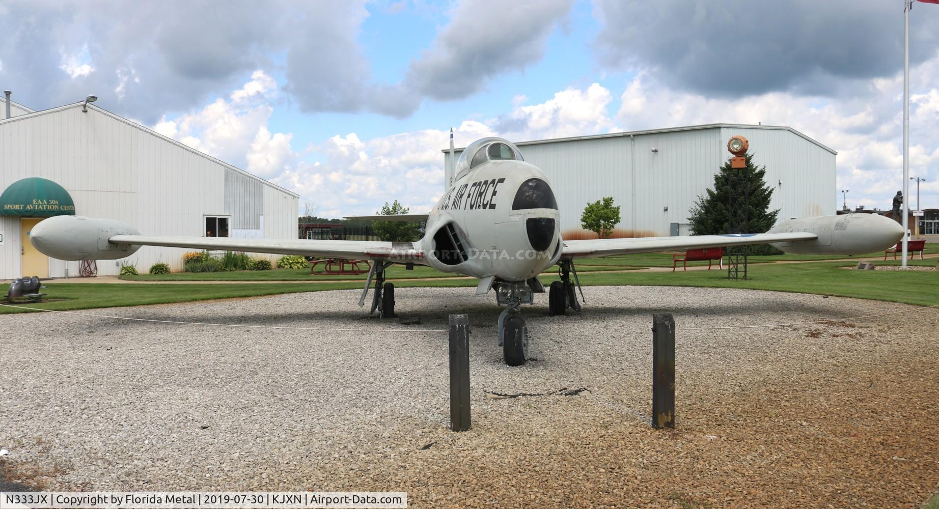 N333JX, 1958 Lockheed T-33A Shooting Star C/N 58-509, T-33A gate guard