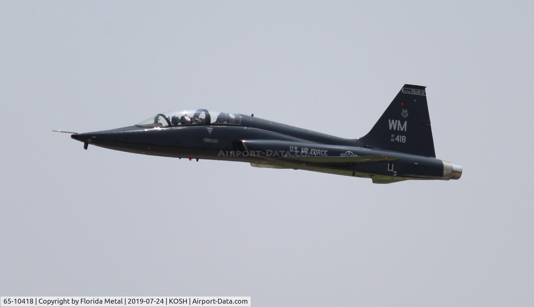 65-10418, 1965 Northrop T-38A-60-NO Talon C/N N.5837, Air Venture 2019
